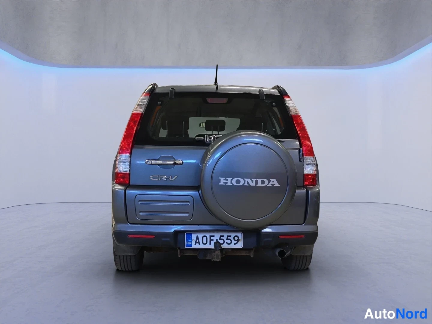 Harmaa Honda CR-V 2005, takaa, kuva 8