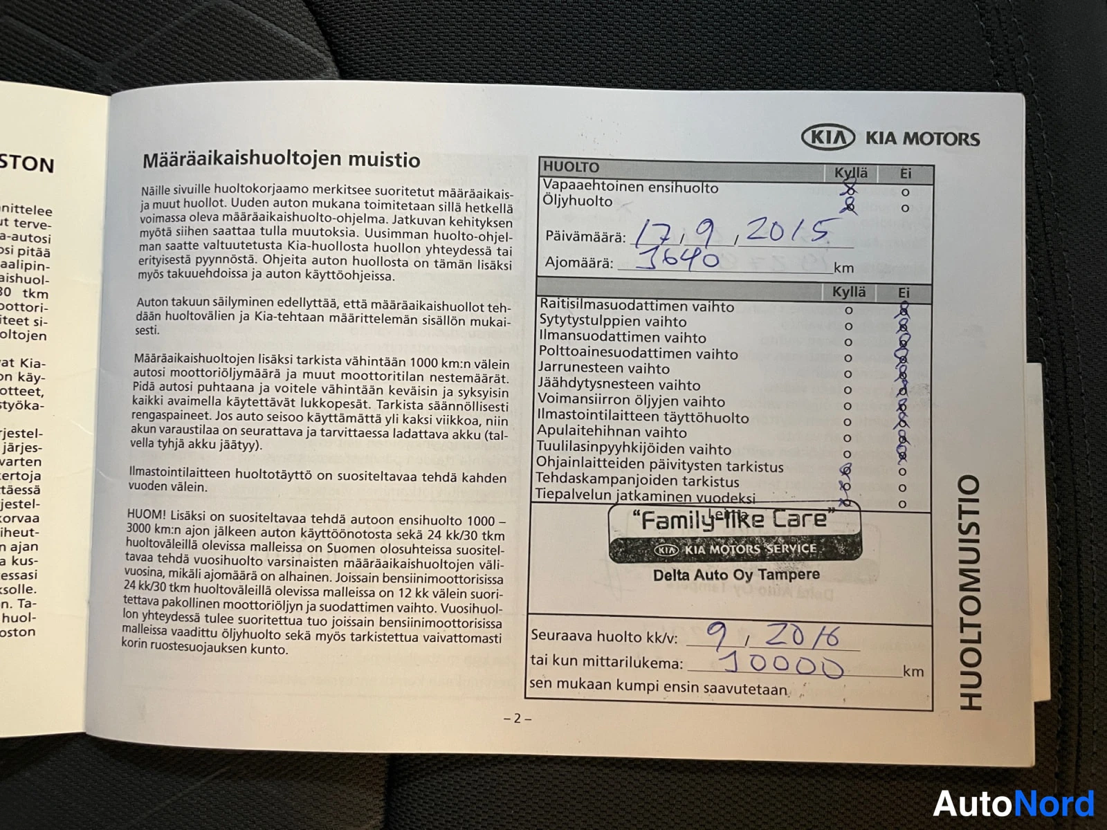 Punainen Kia Rio 2015, asiakirja, kuva 25