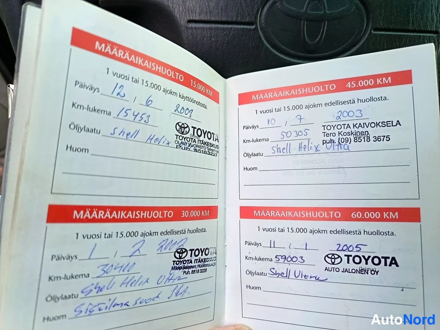 Harmaa Toyota Camry 2001, asiakirja, kuva 24