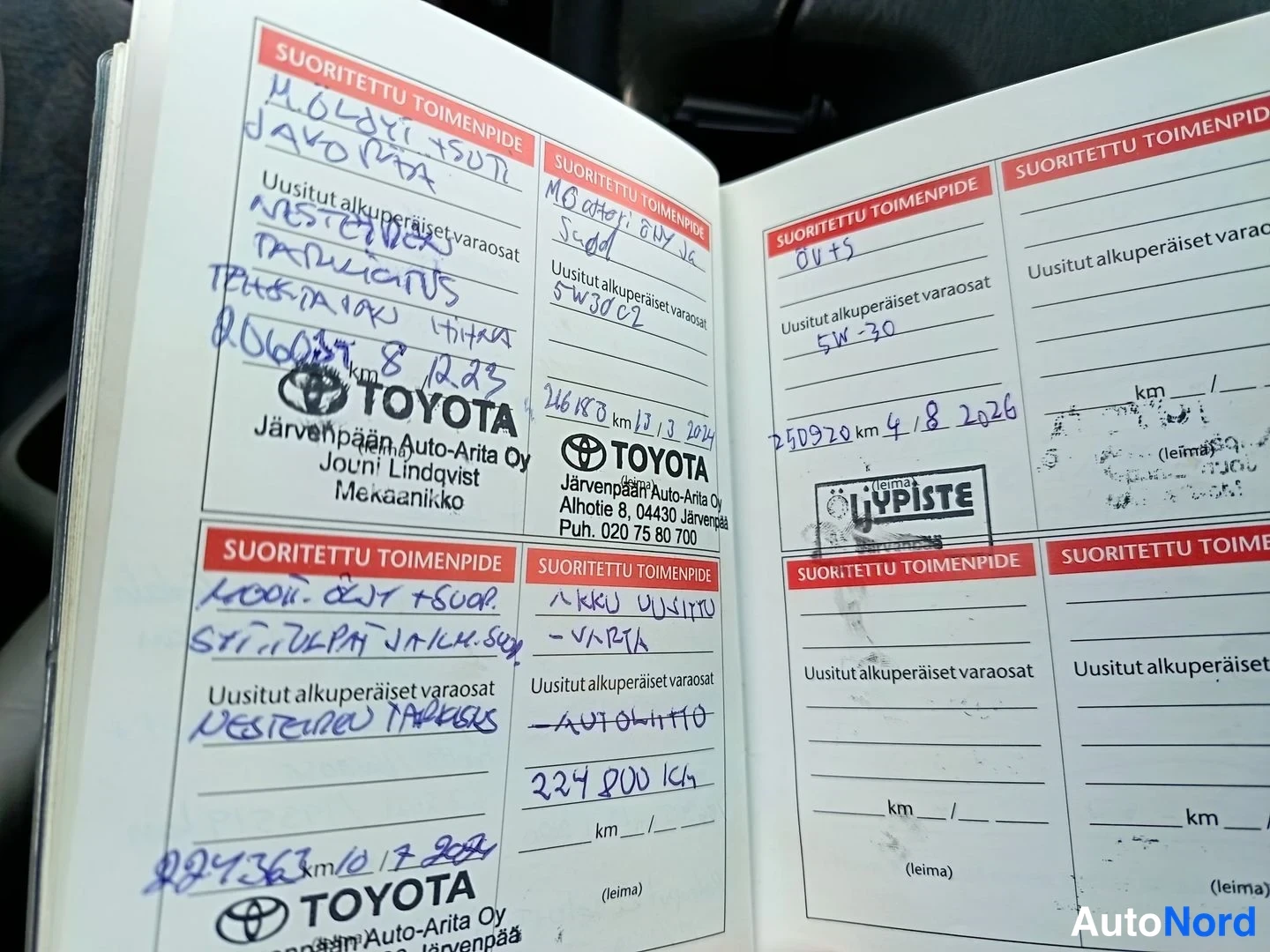 Harmaa Toyota Camry 2001, asiakirja, kuva 29