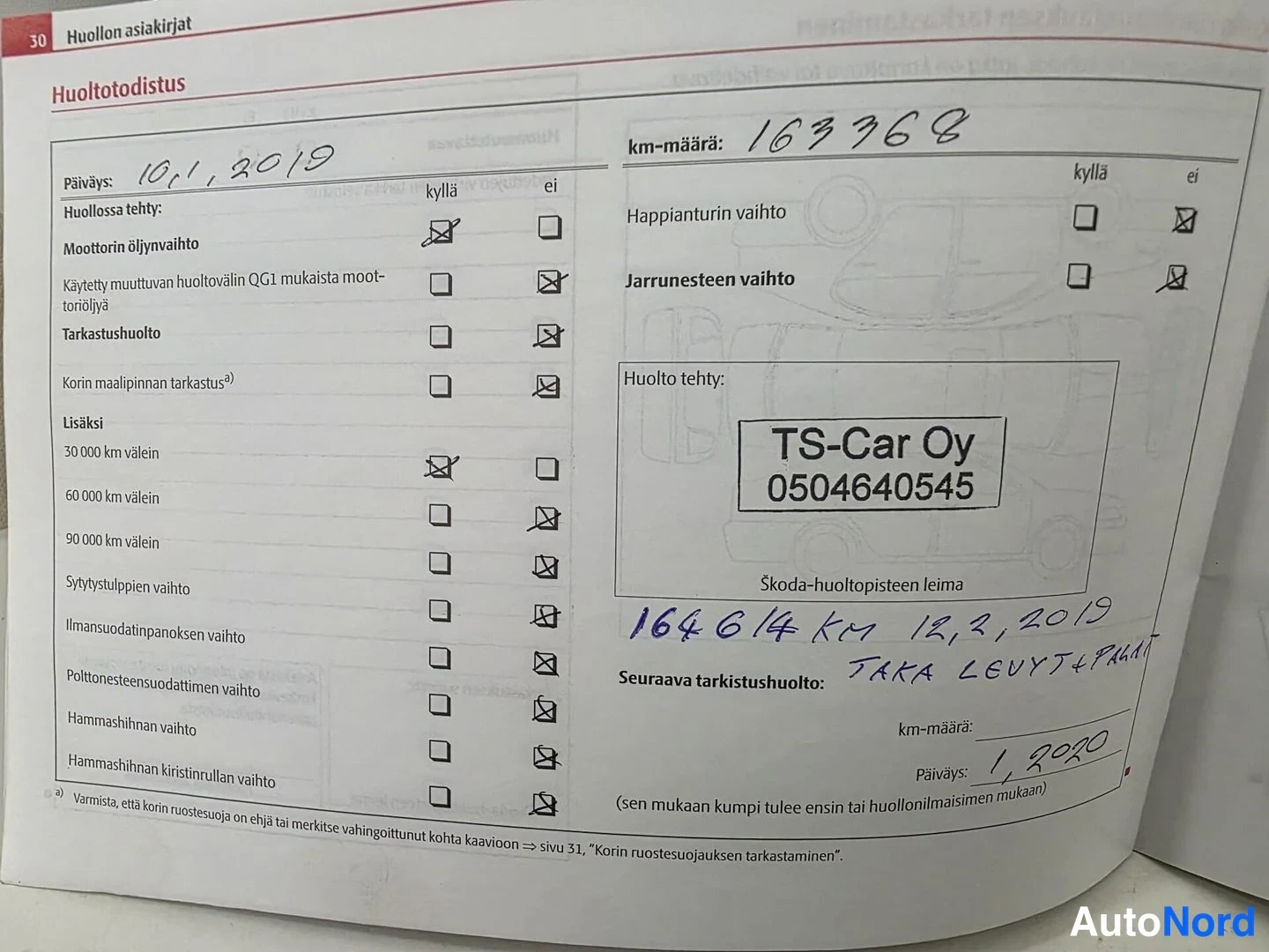 Beige Skoda Octavia 2008, asiakirja, kuva 33