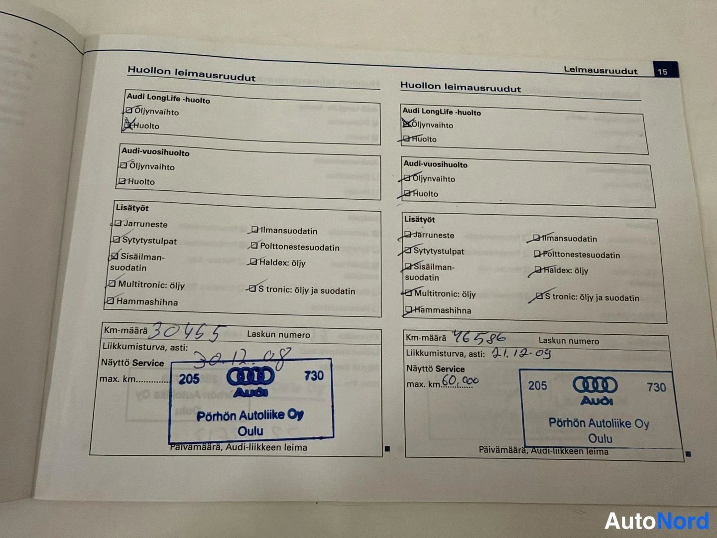Svart Audi A3 Sportback 2008, dokument, bild 21