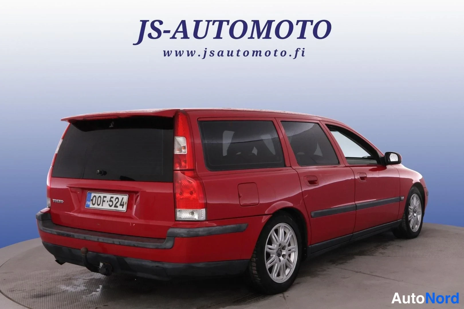 Punainen Volvo V70 2002, takaviisto, kuva 5