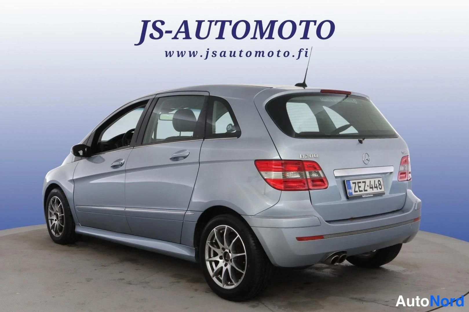 Sininen Mercedes-Benz B 200 2005, takaviisto, kuva 6