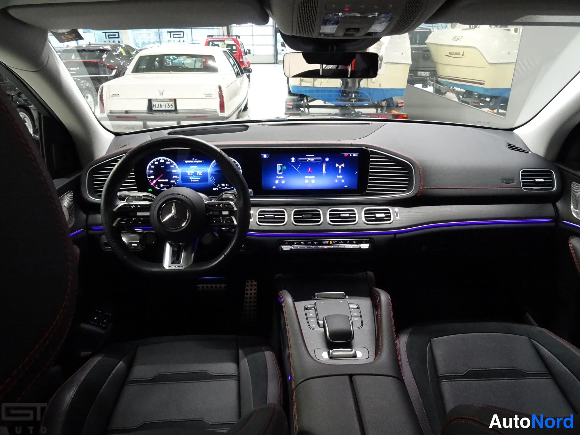 Grey Mercedes-Benz GLE 53 2024, cockpit, photo 15