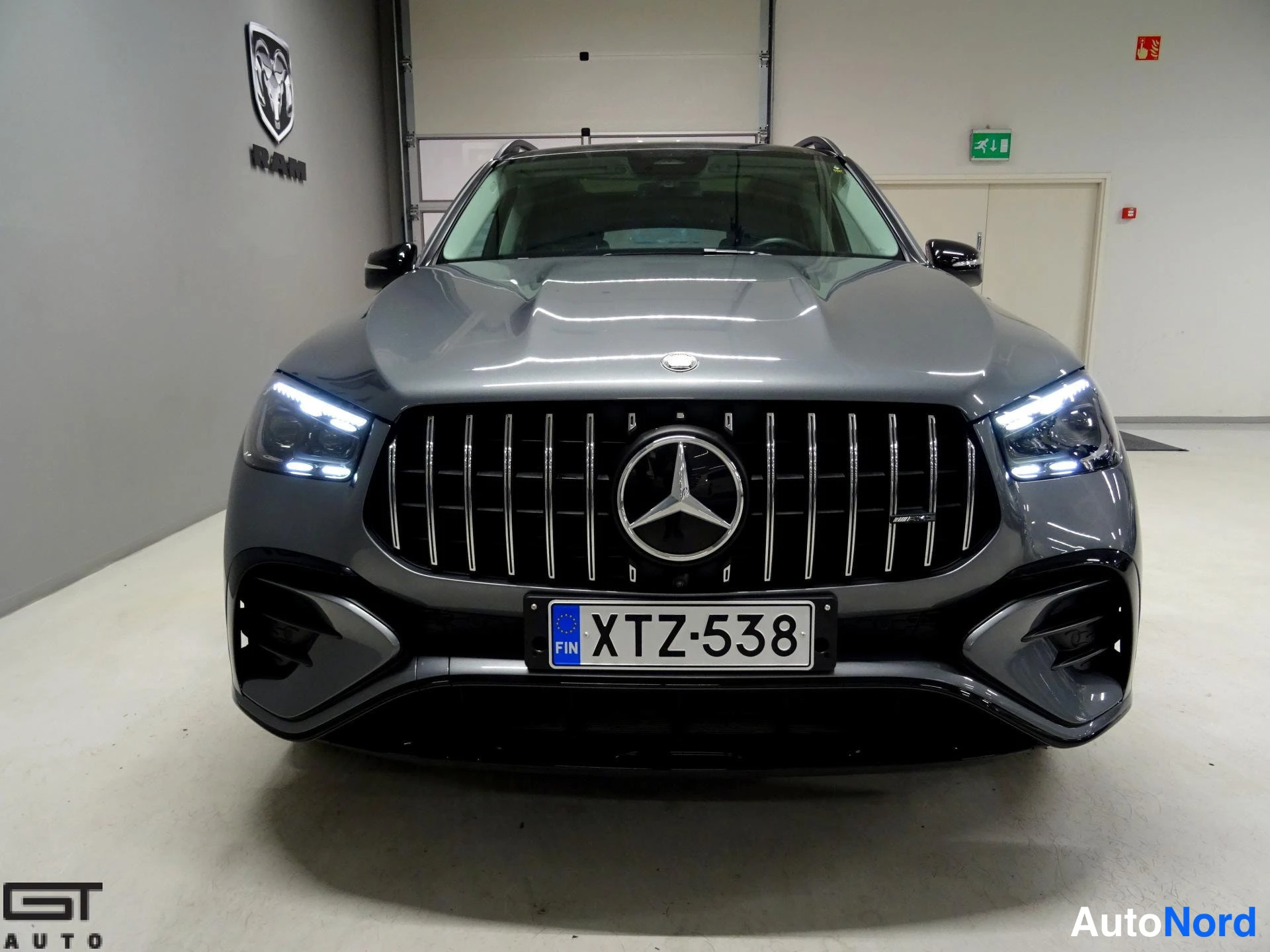 Grey Mercedes-Benz GLE 53 2024, front, photo 8