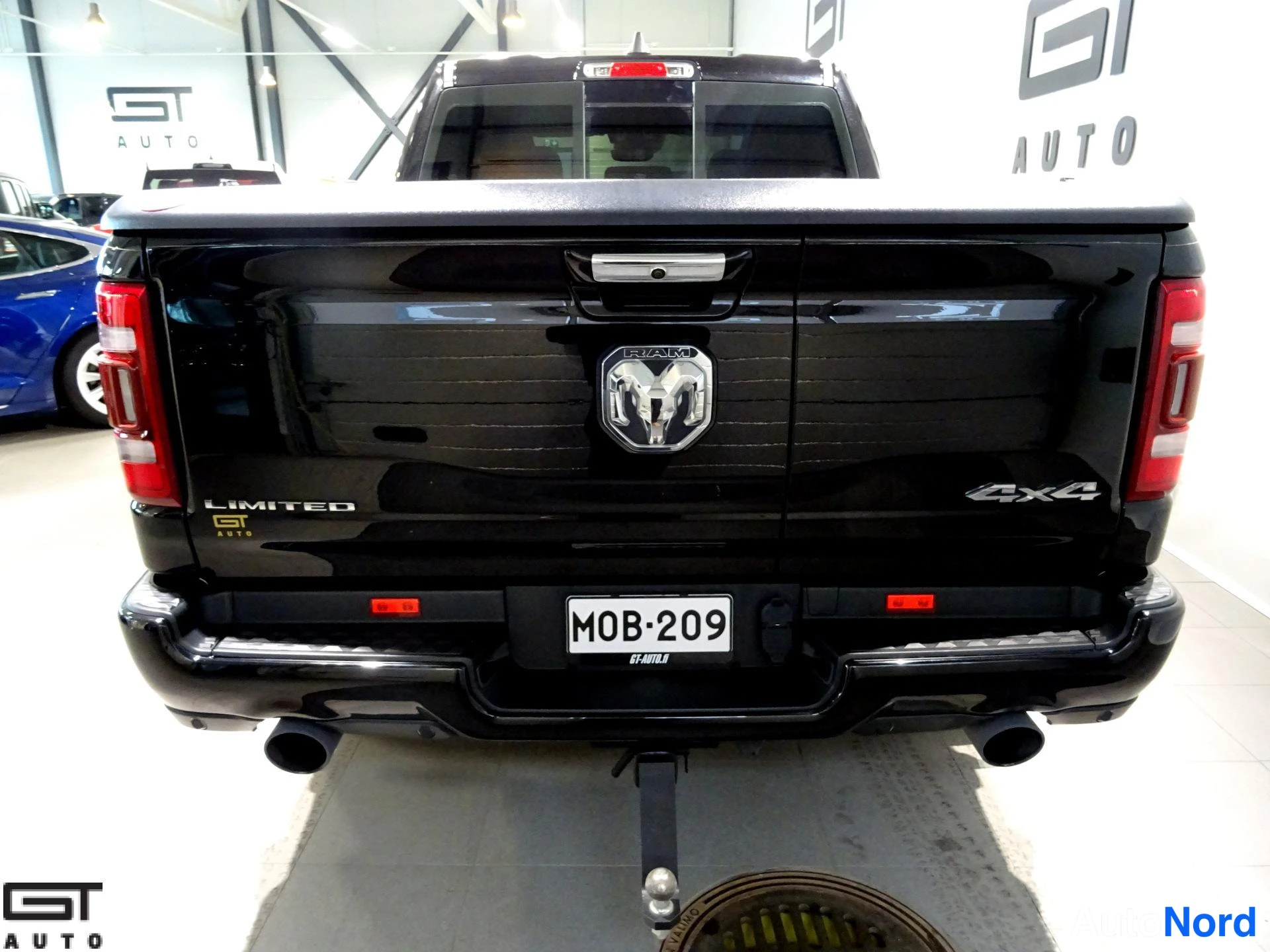 Black Dodge Ram 2021, rear, photo 10