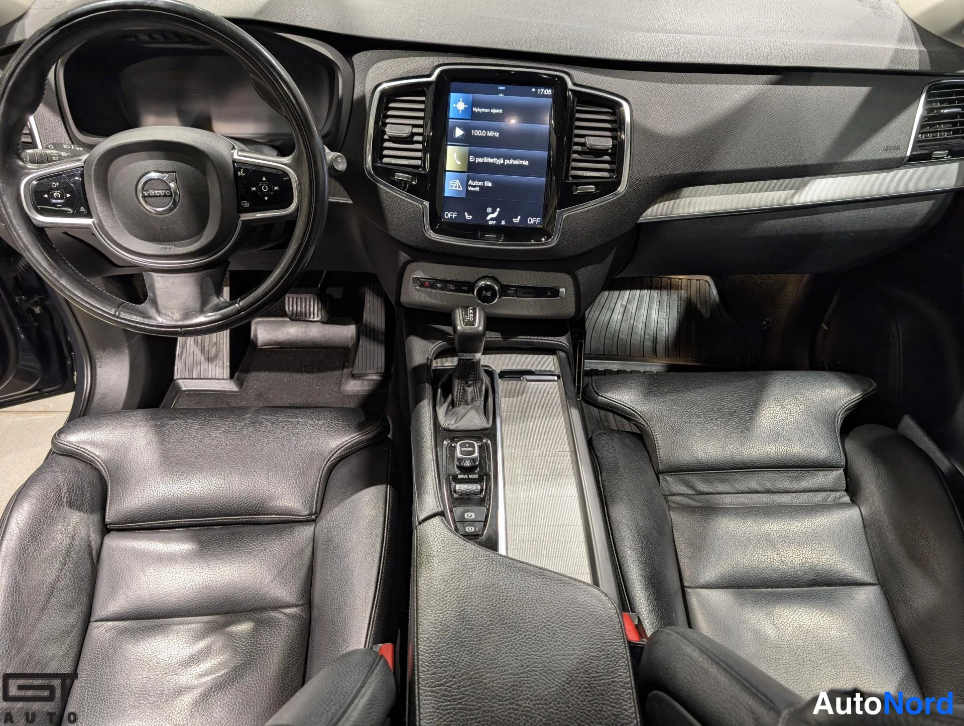 Harmaa Volvo XC90 2015, ohjaamo, kuva 12
