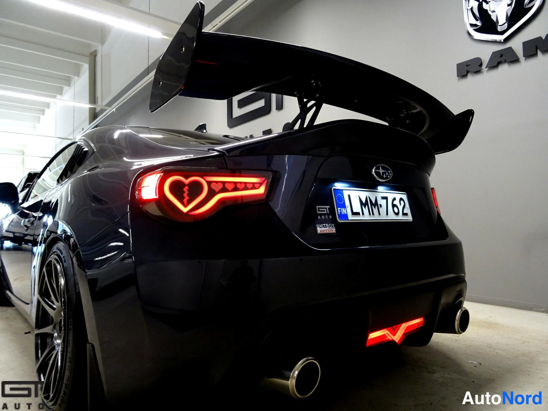 Sininen Subaru BRZ 2015, takaviisto, kuva 11