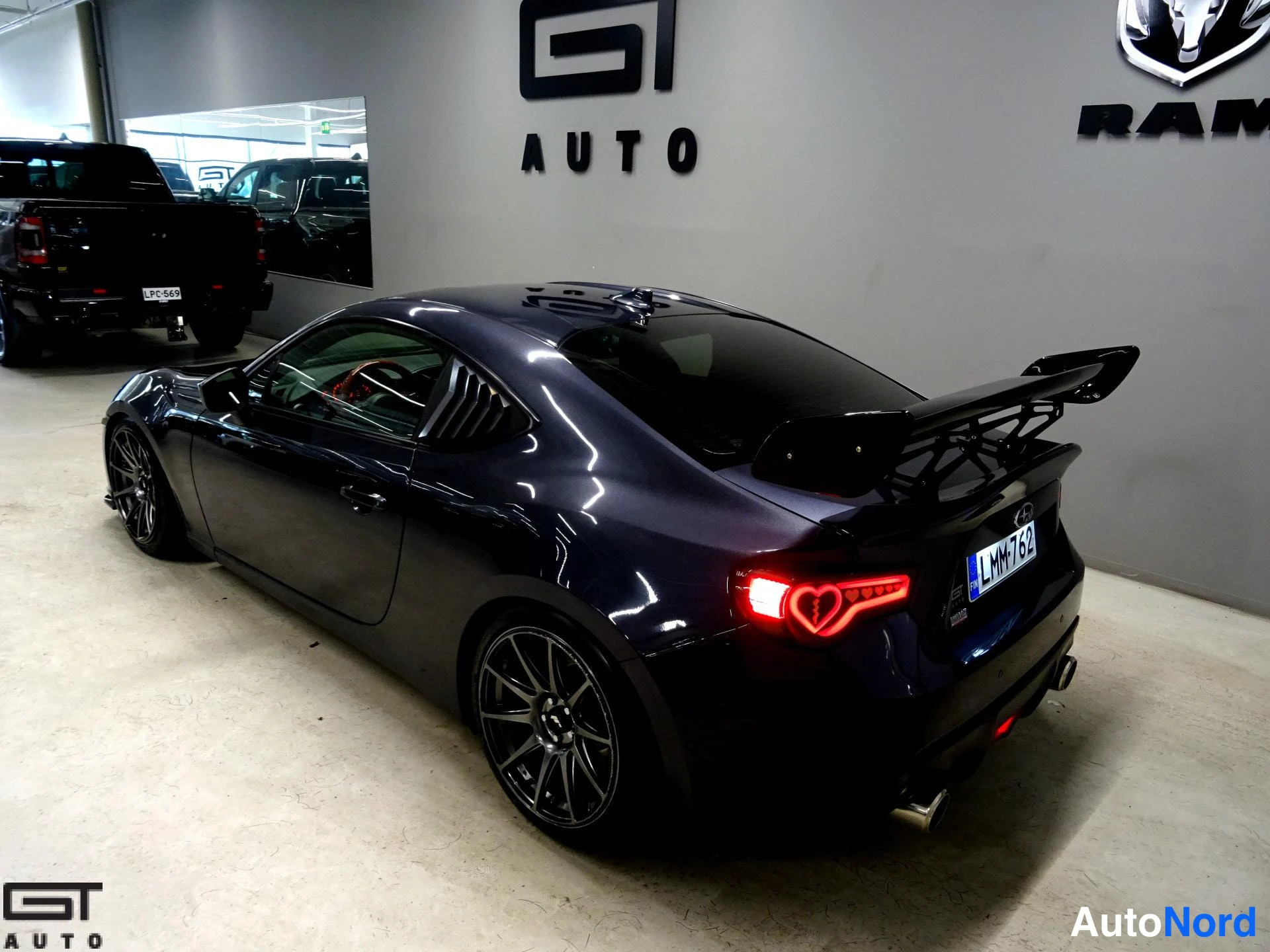 Sininen Subaru BRZ 2015, takaviisto, kuva 7