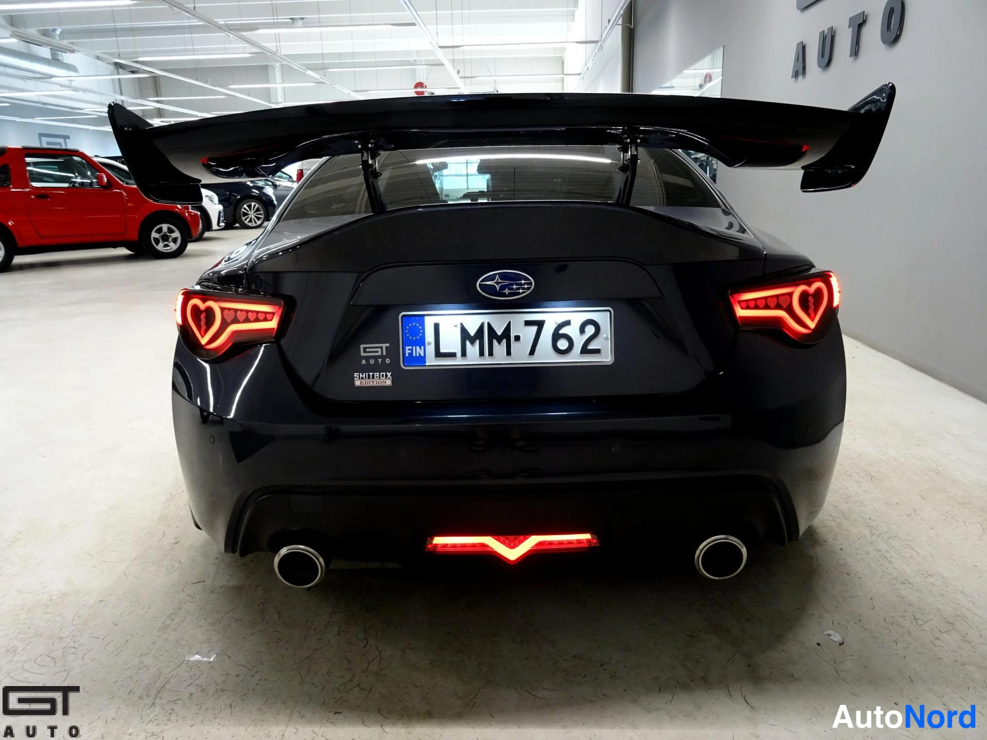 Sininen Subaru BRZ 2015, takaa, kuva 12
