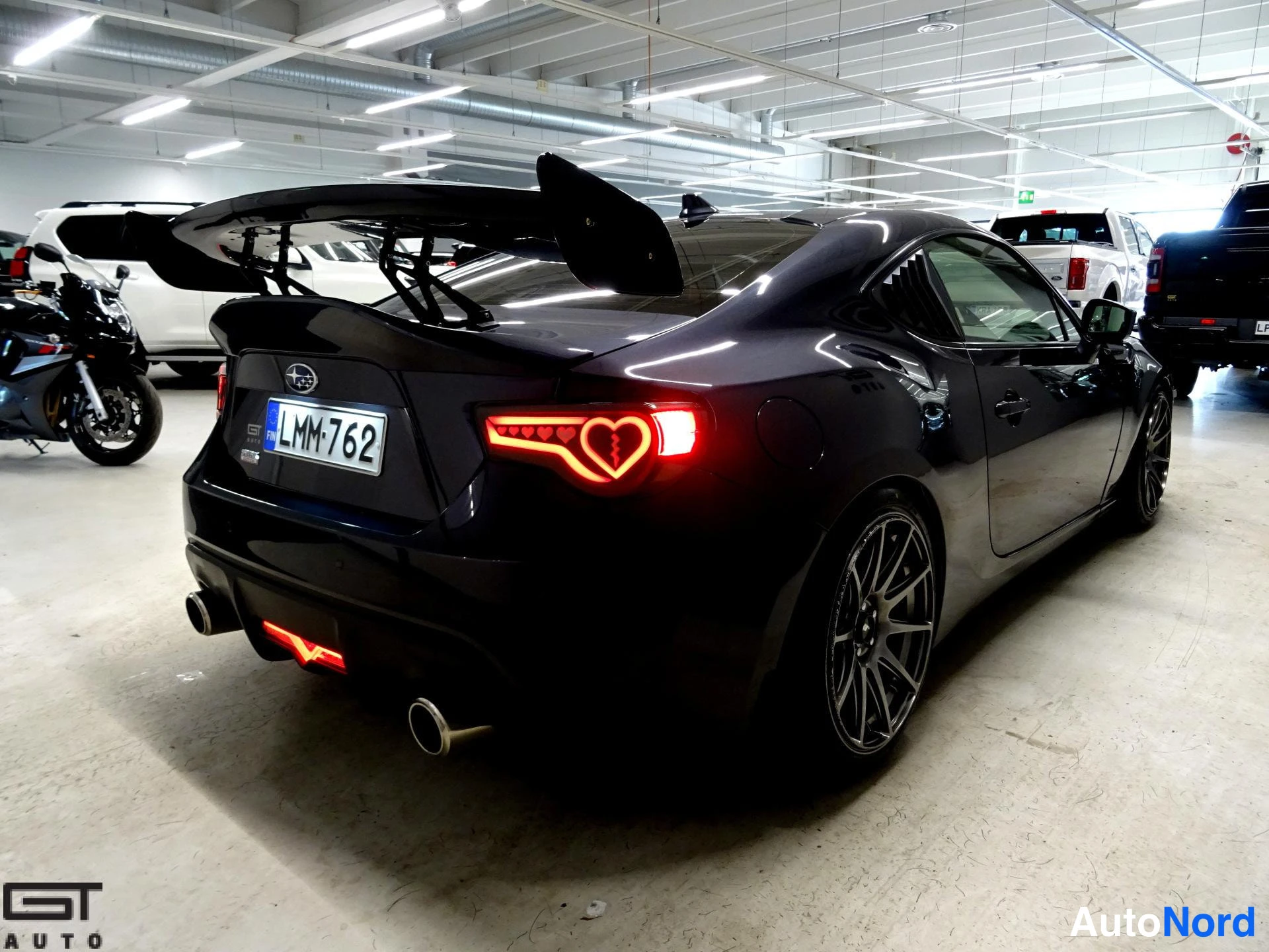 Sininen Subaru BRZ 2015, takaviisto, kuva 10
