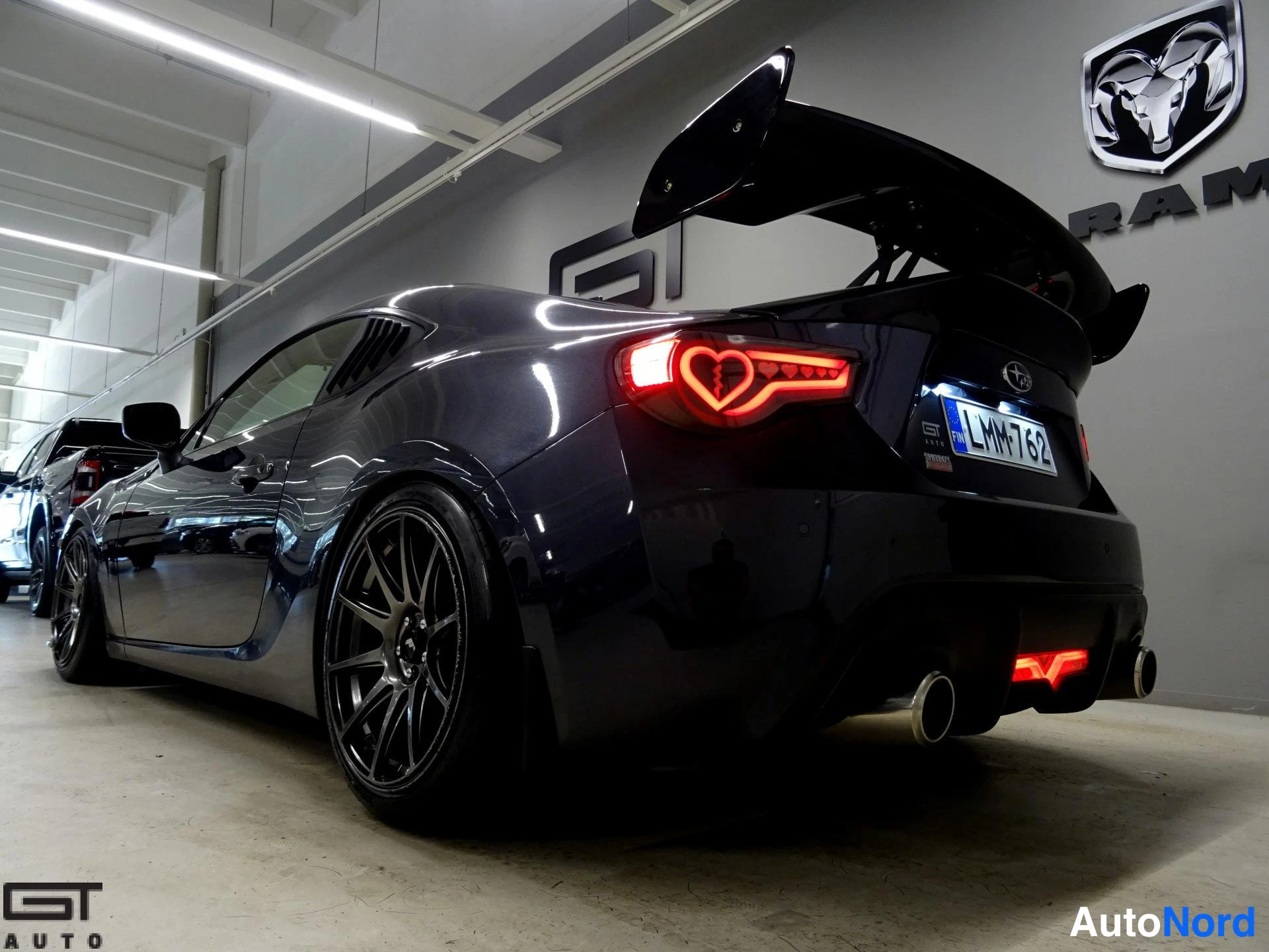 Sininen Subaru BRZ 2015, takaviisto, kuva 8