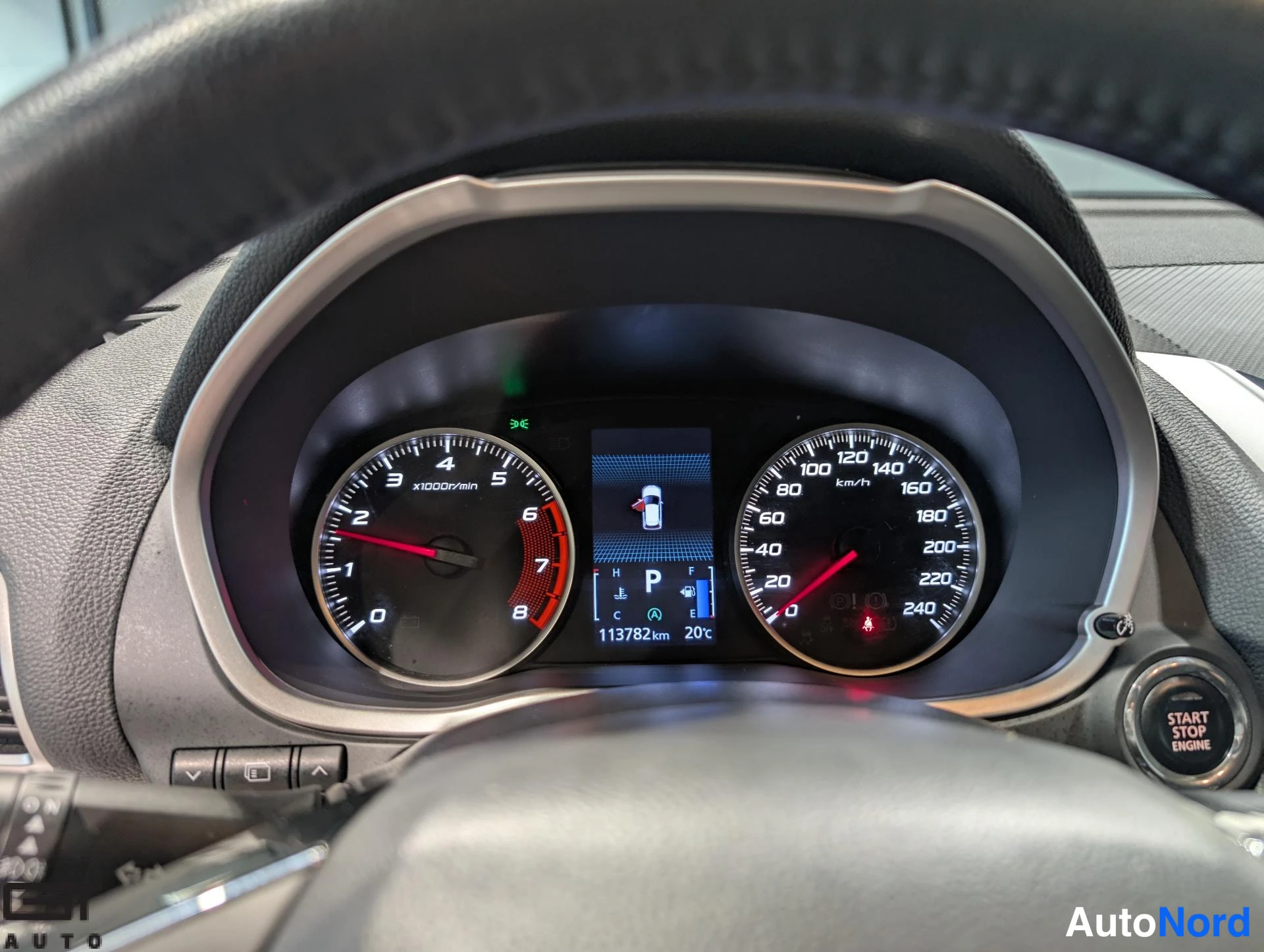 Blue Mitsubishi Eclipse Cross 2021, detail, photo 16