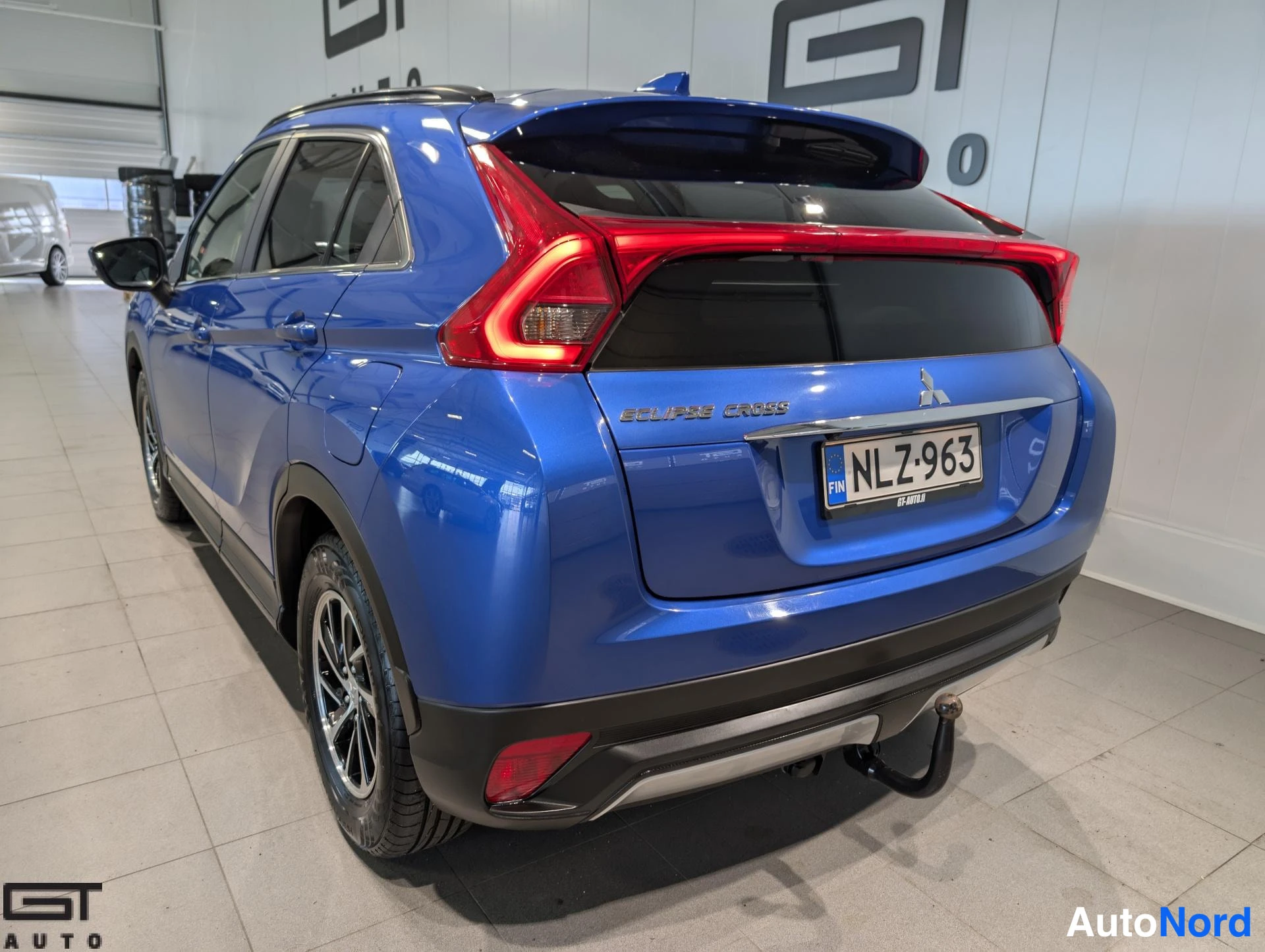 Blue Mitsubishi Eclipse Cross 2021, rear three-quarter, photo 6