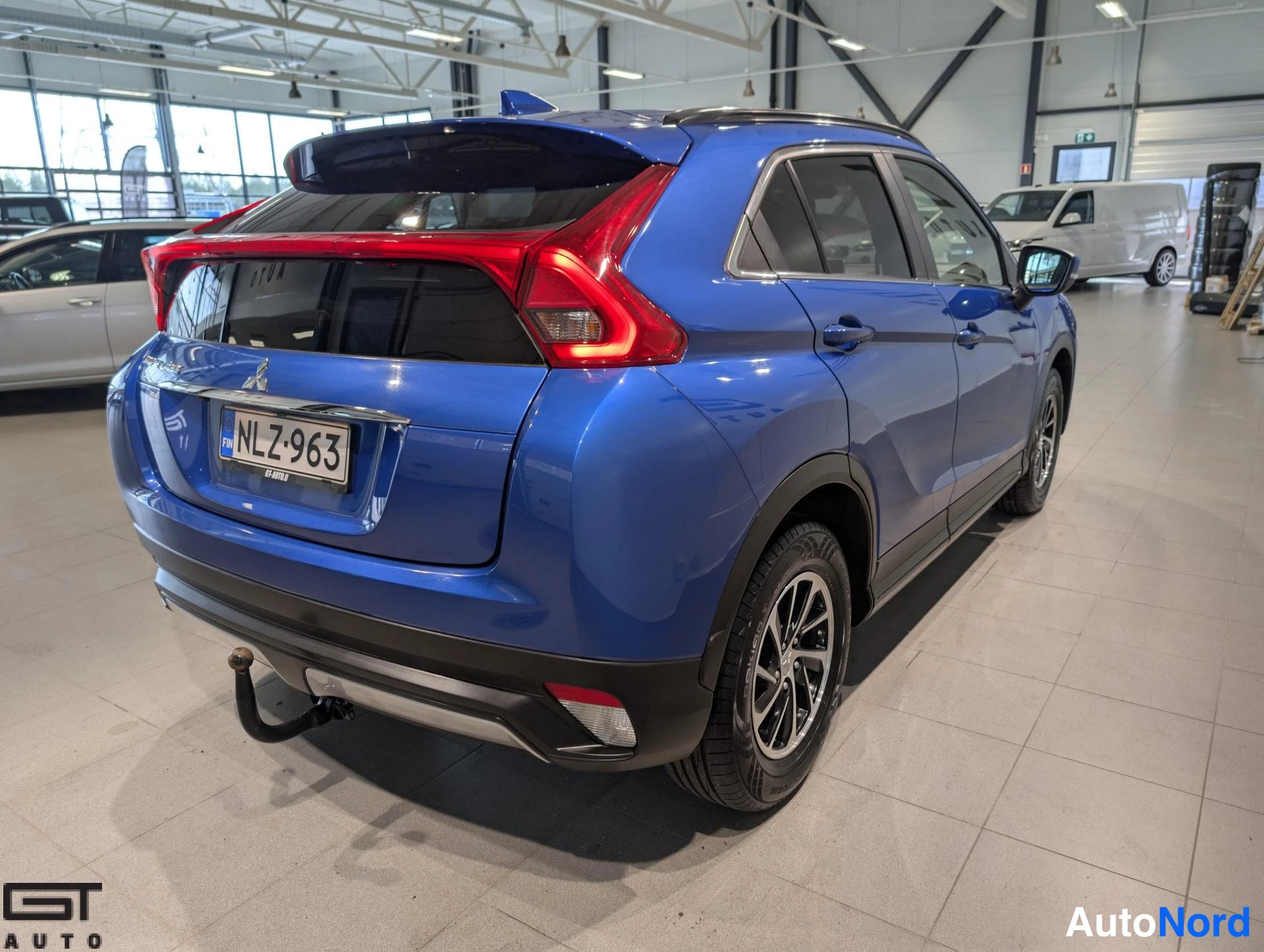 Blue Mitsubishi Eclipse Cross 2021, rear three-quarter, photo 7