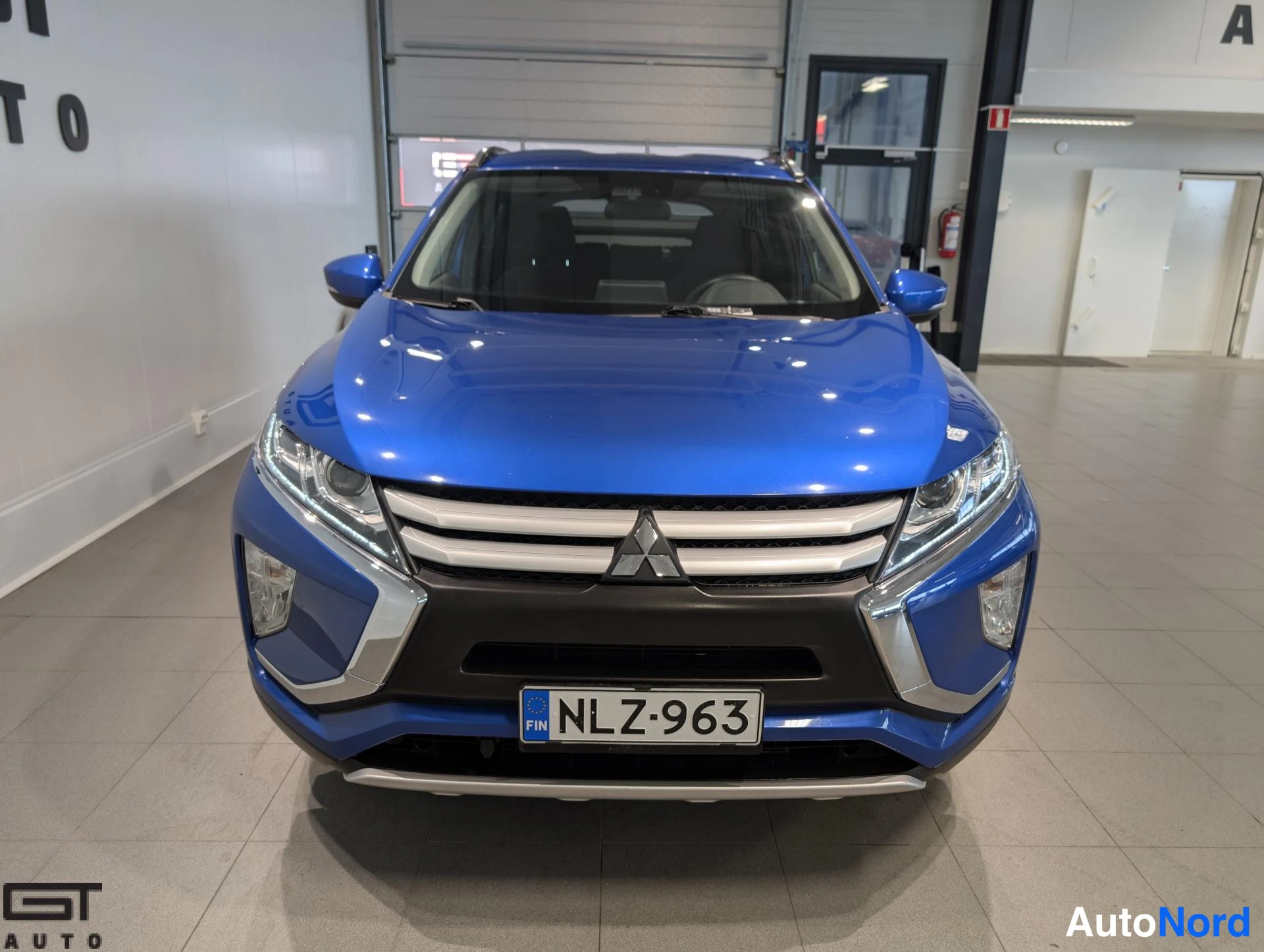 Blue Mitsubishi Eclipse Cross 2021, front, photo 3