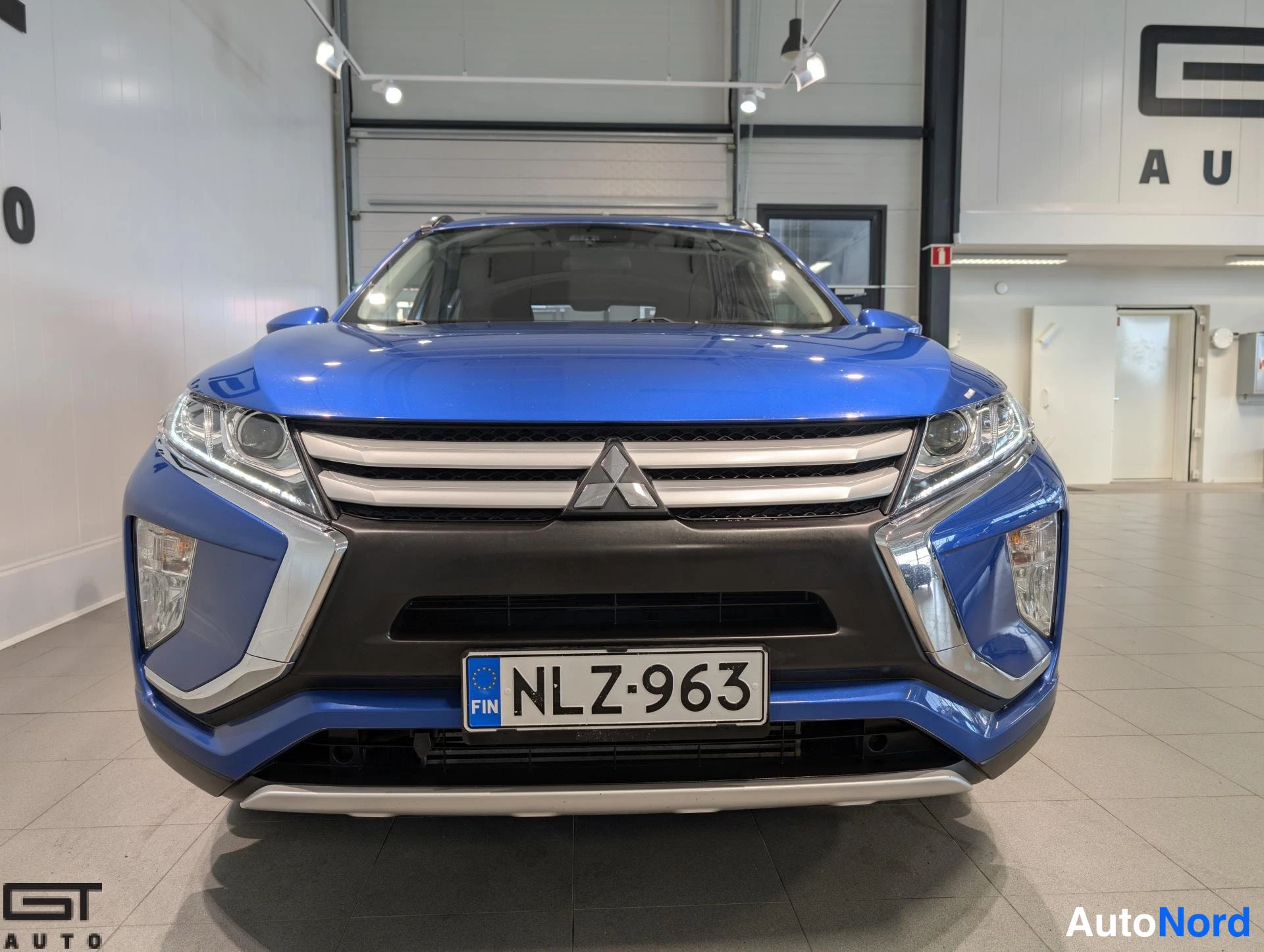 Blue Mitsubishi Eclipse Cross 2021, front, photo 4