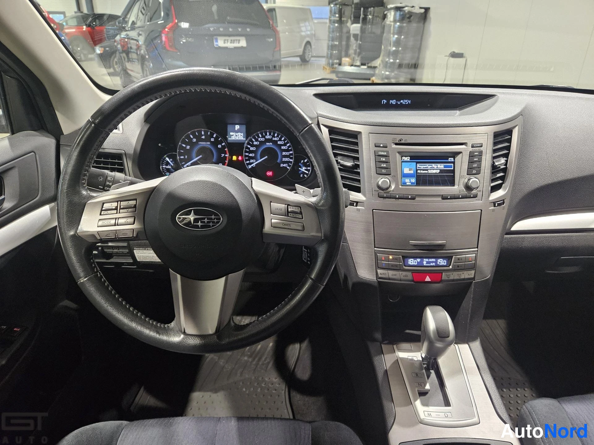 Red Subaru Outback 2013, cockpit, photo 11