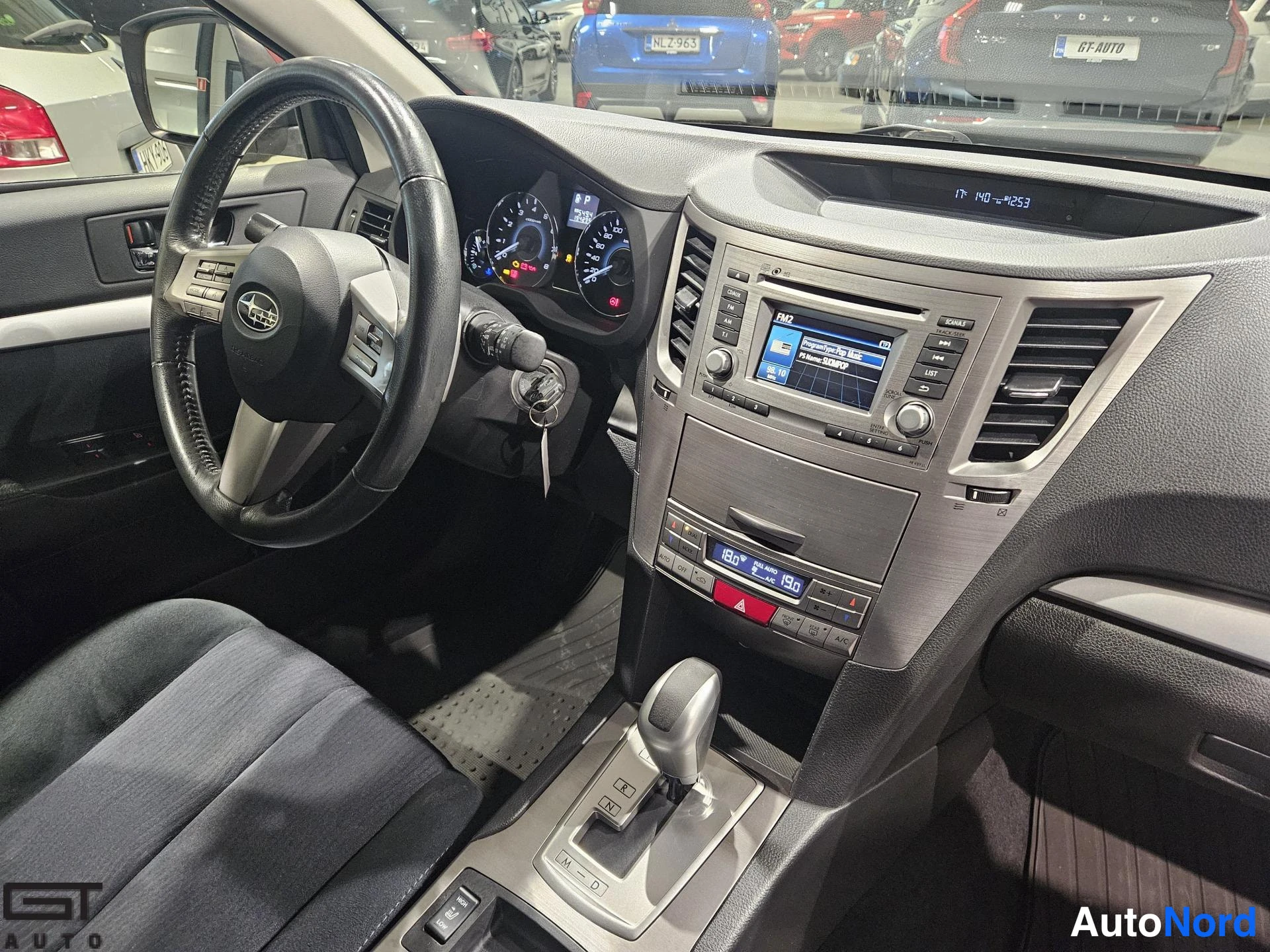 Red Subaru Outback 2013, cockpit, photo 9