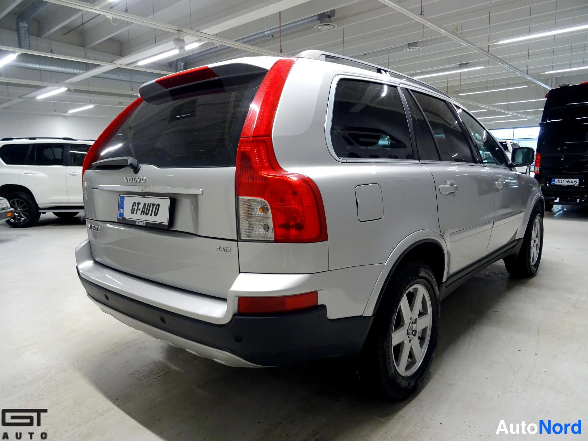 Silver Volvo XC90 2007, rear three-quarter, photo 6