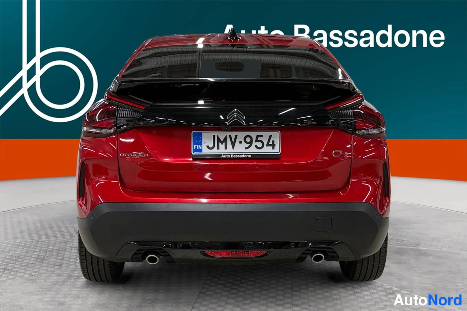 Punainen Citroen C4 2023, takaa, kuva 8