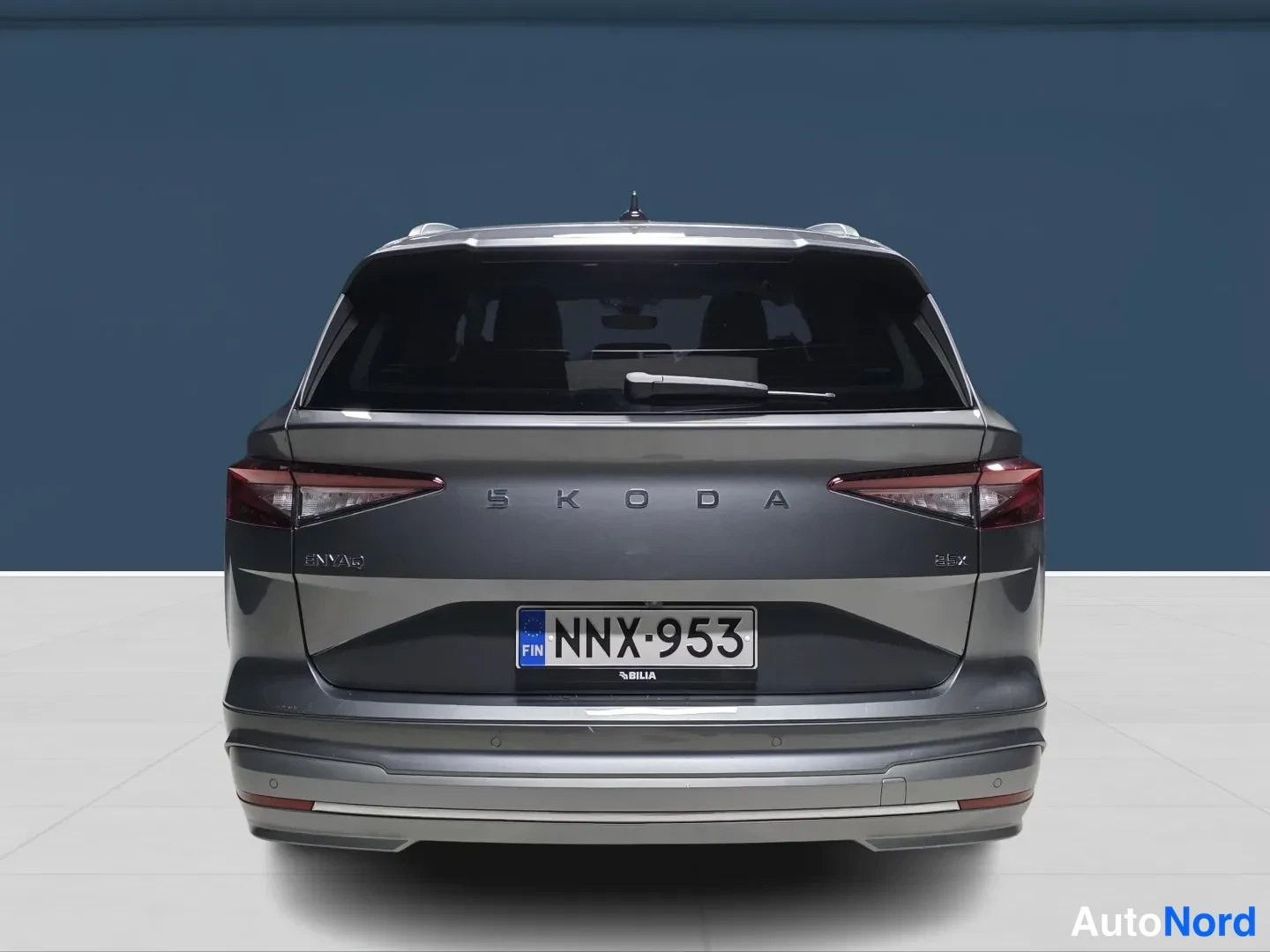 Harmaa Skoda Enyaq 2024, takaa, kuva 8