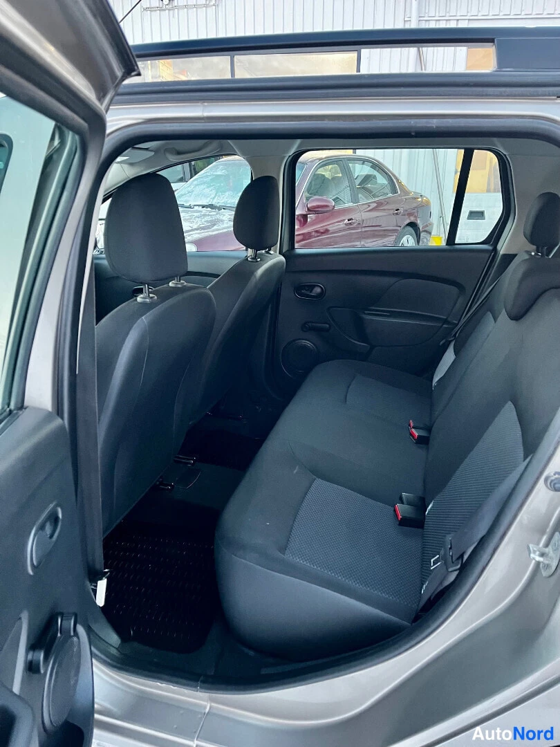 Beige Dacia Logan MCV 2014, rear seats, photo 10