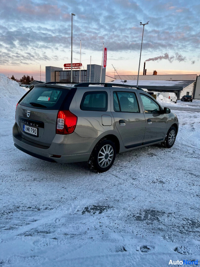 Beige Dacia Logan MCV 2014, rear three-quarter, photo 6