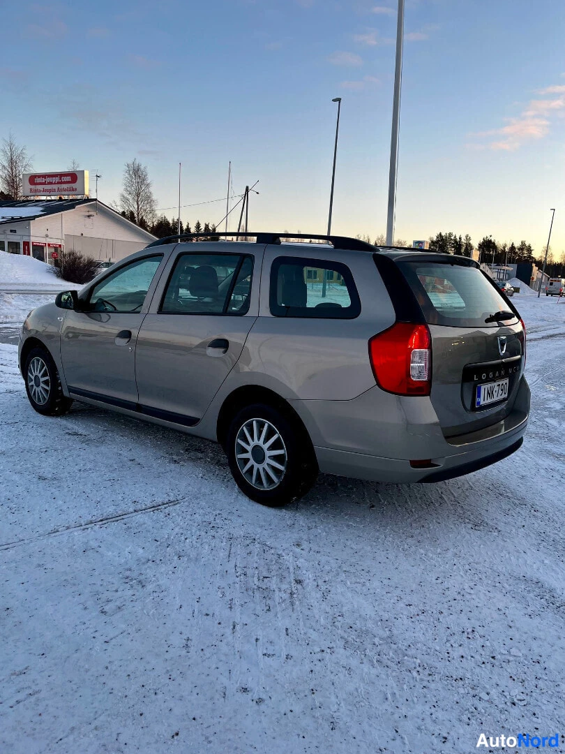 Beige Dacia Logan MCV 2014, rear three-quarter, photo 7