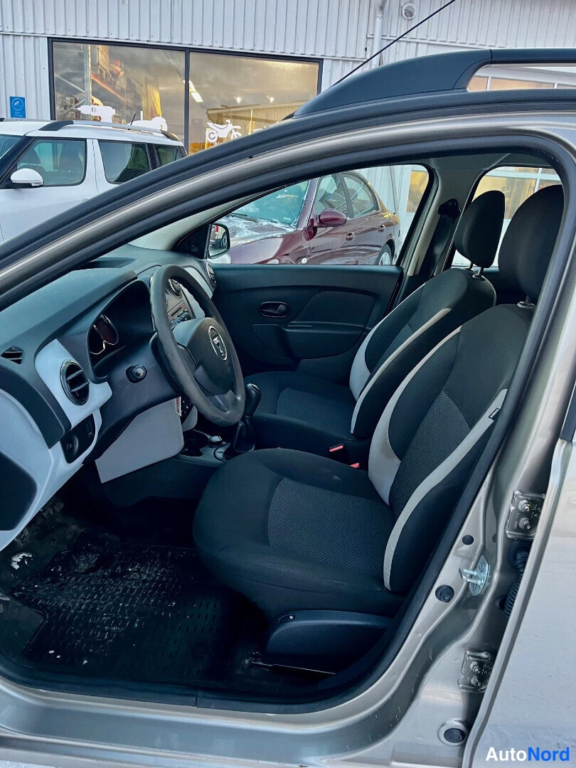 Beige Dacia Logan MCV 2014, front seats, photo 9