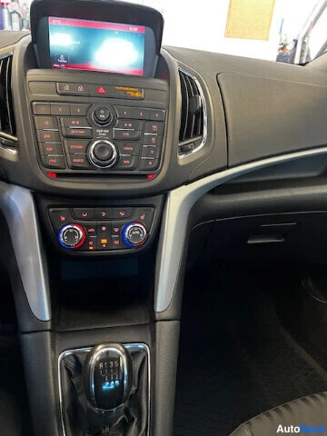 Musta Opel Zafir Tourer 2014, ohjaamo, kuva 9