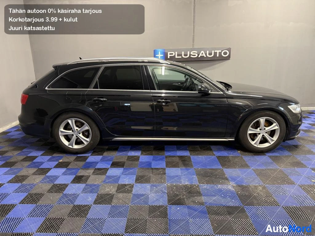 Musta Audi A6 Allroad 2013, sivulta, kuva 5