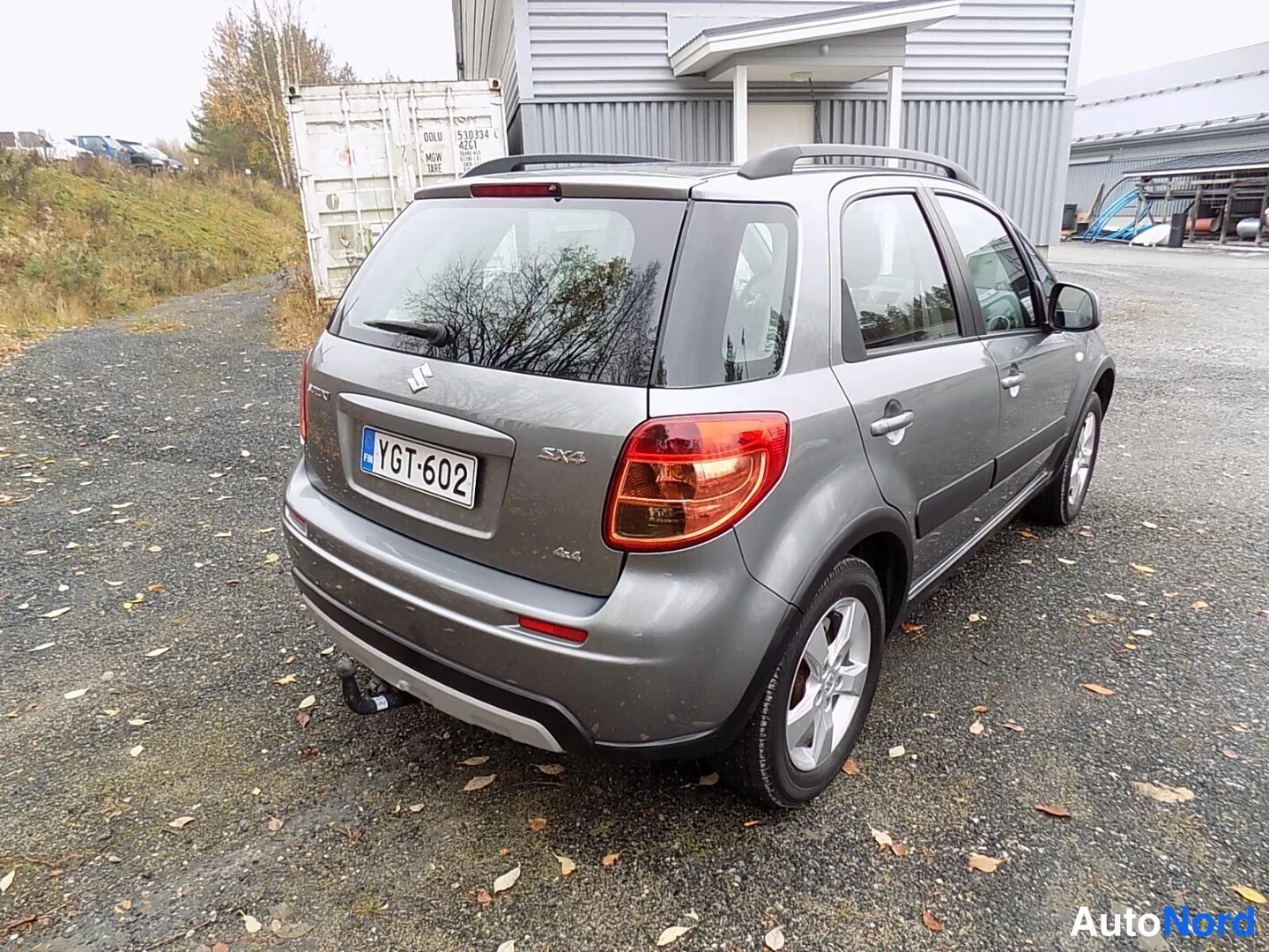 Harmaa Suzuki SX4 2010, takaviisto, kuva 8