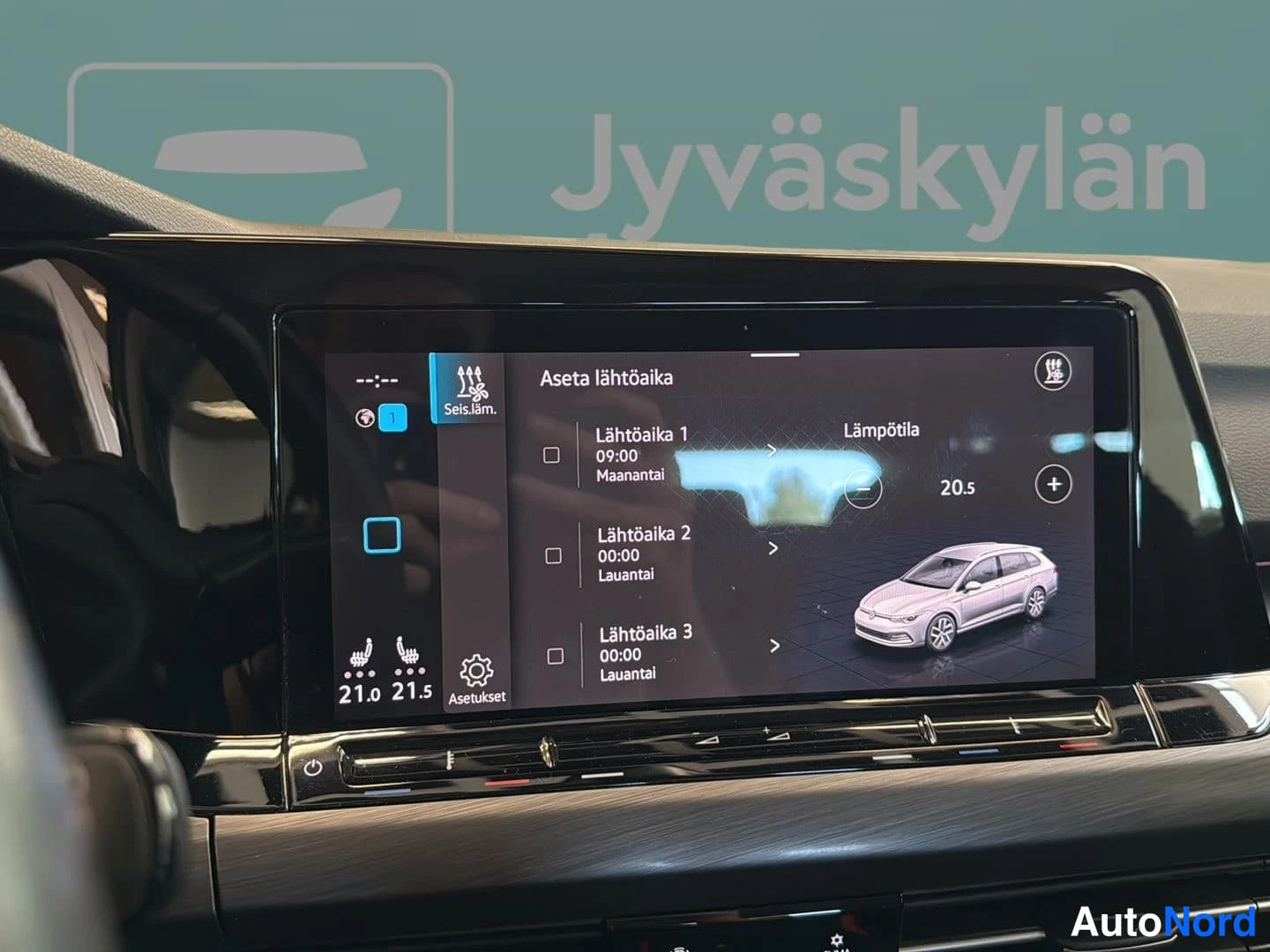 Harmaa Volkswagen Golf 2021, yksityiskohta, kuva 19