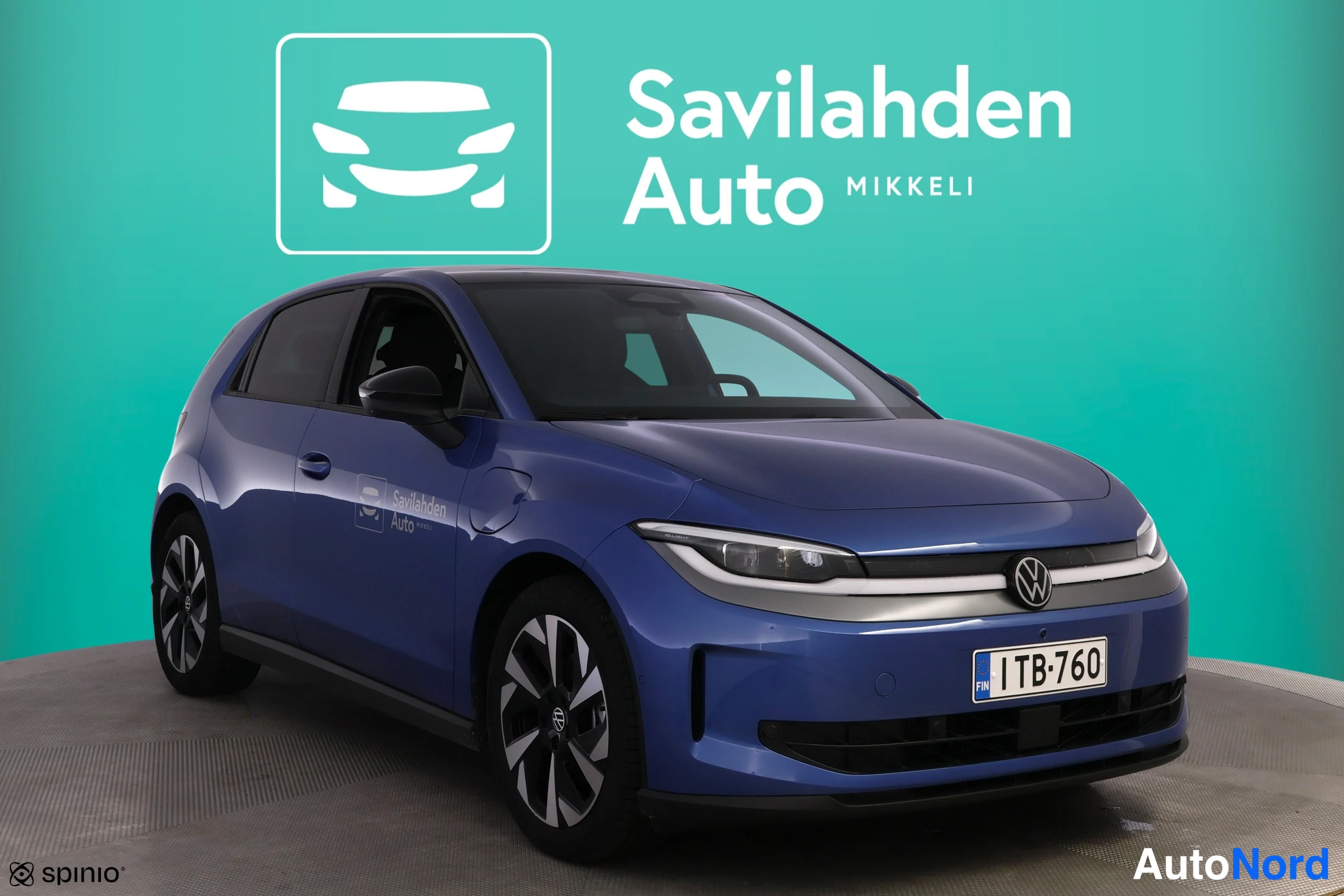 Sininen Volkswagen Polo 2026, etuviisto, keula oikealle, kuva 8