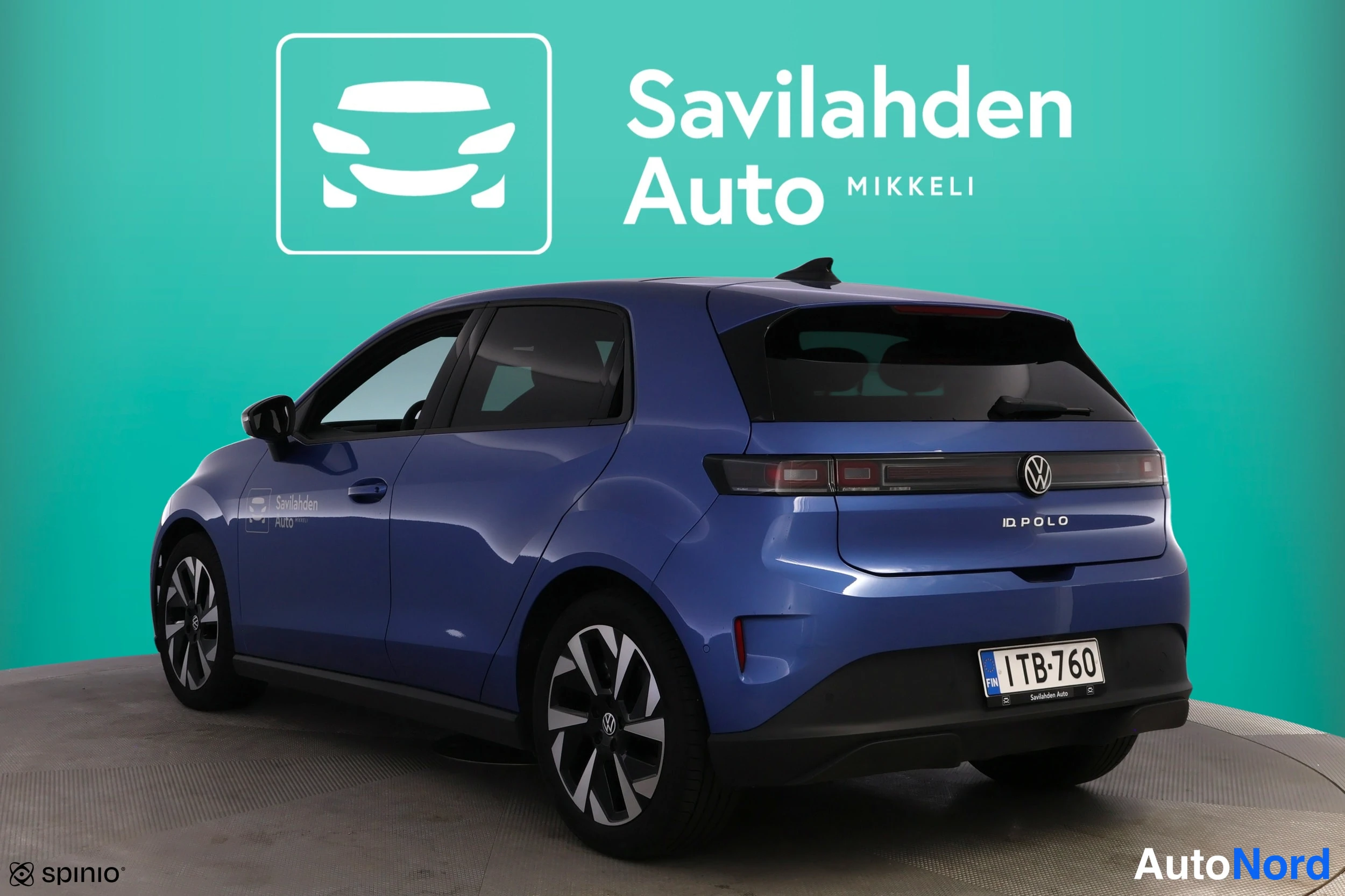 Sininen Volkswagen Polo 2026, takaviisto, kuva 12