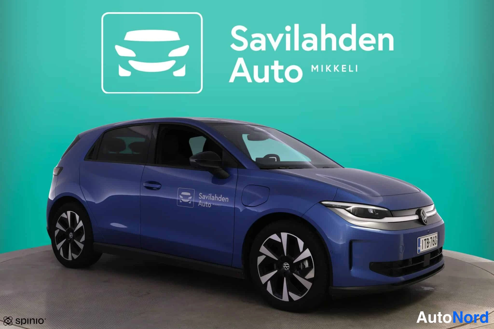 Sininen Volkswagen Polo 2026, etuviisto, keula oikealle, kuva 5