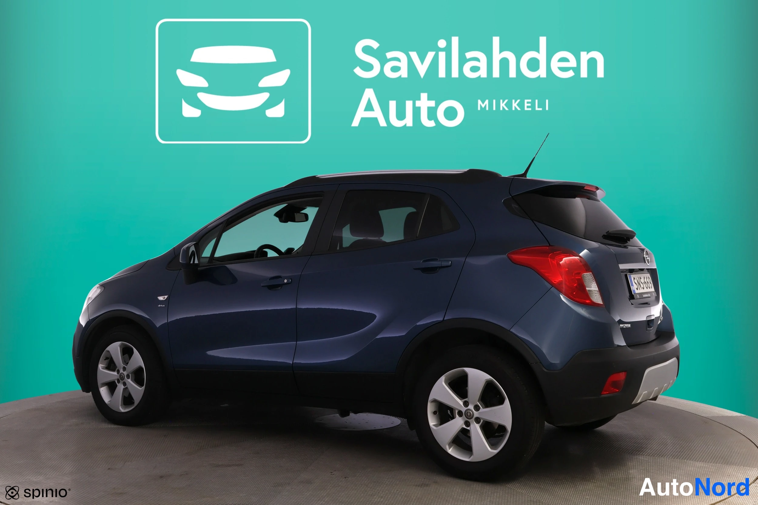 Sininen Opel Mokka 2016, takaviisto, kuva 11