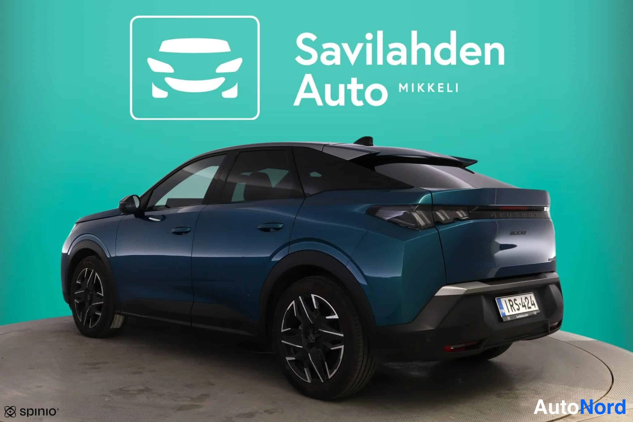 Sininen Peugeot 3008 2024, takaviisto, kuva 8