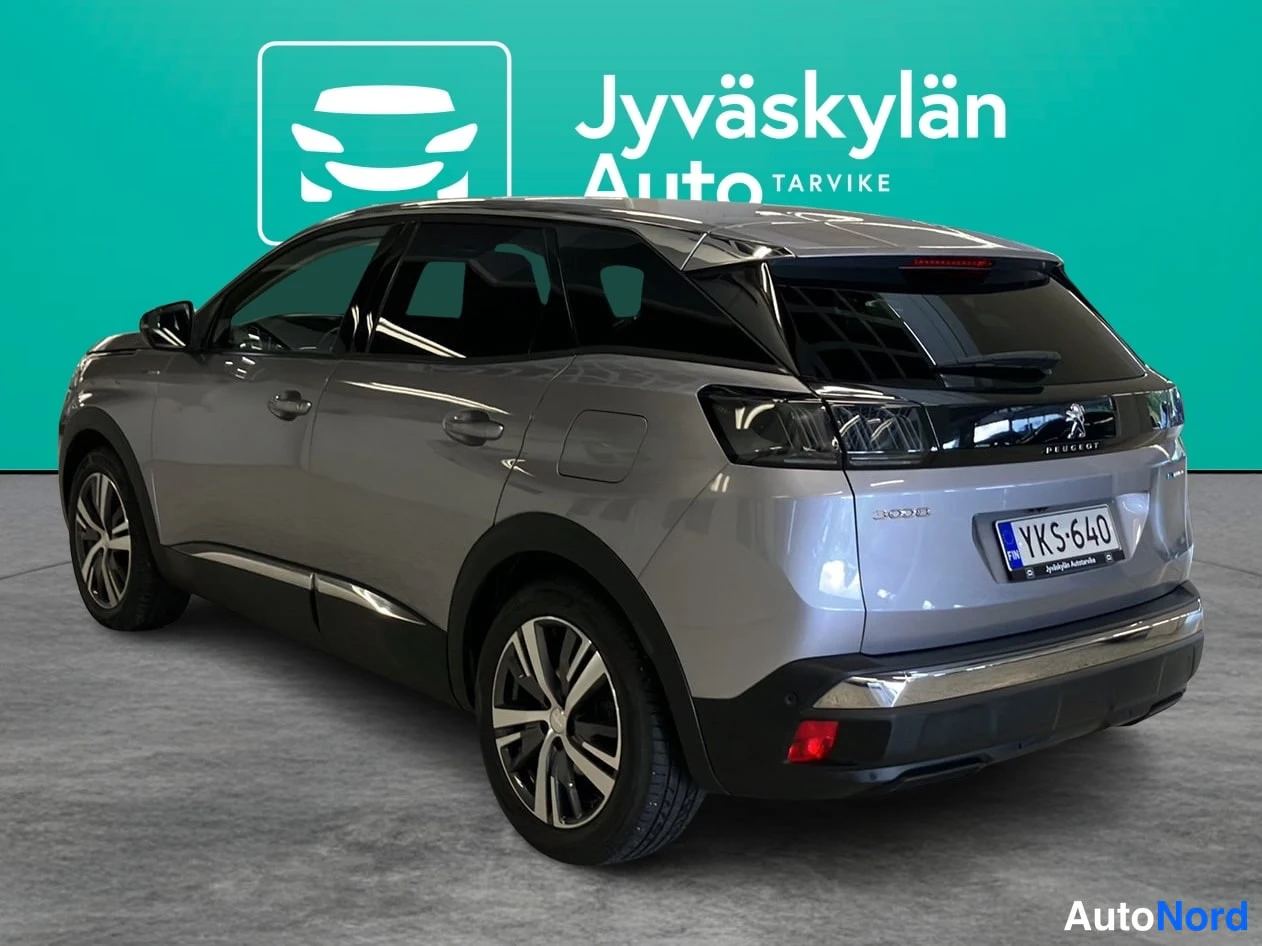 Harmaa Peugeot 3008 2022, takaviisto, kuva 3