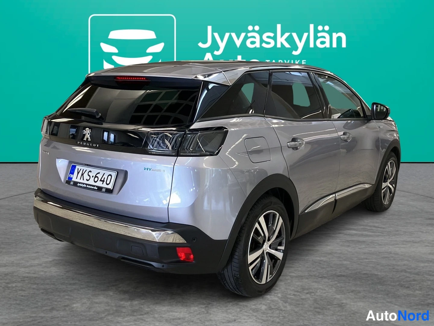 Harmaa Peugeot 3008 2022, takaviisto, kuva 4