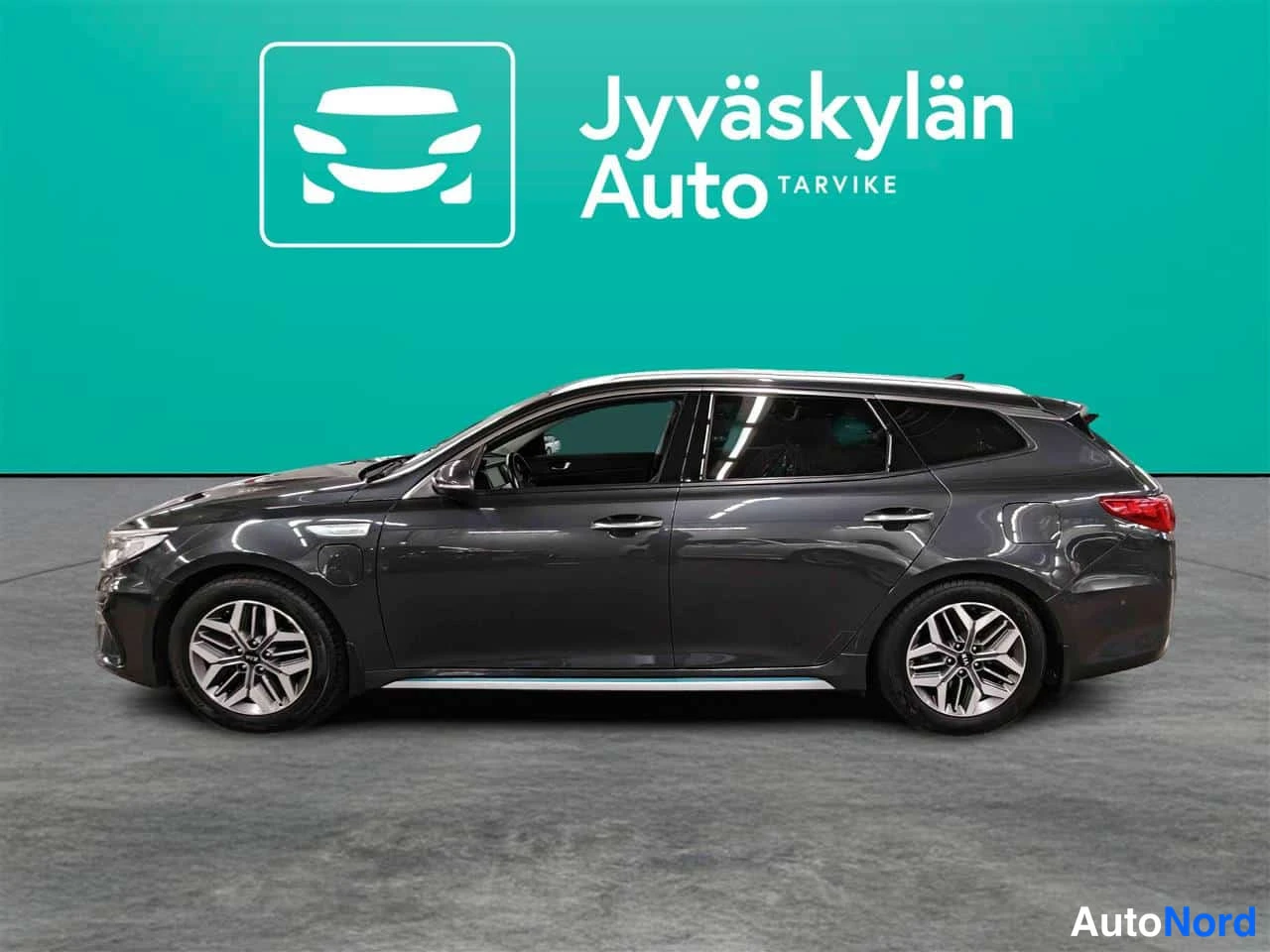 Harmaa Kia Optima 2020, sivulta, kuva 5