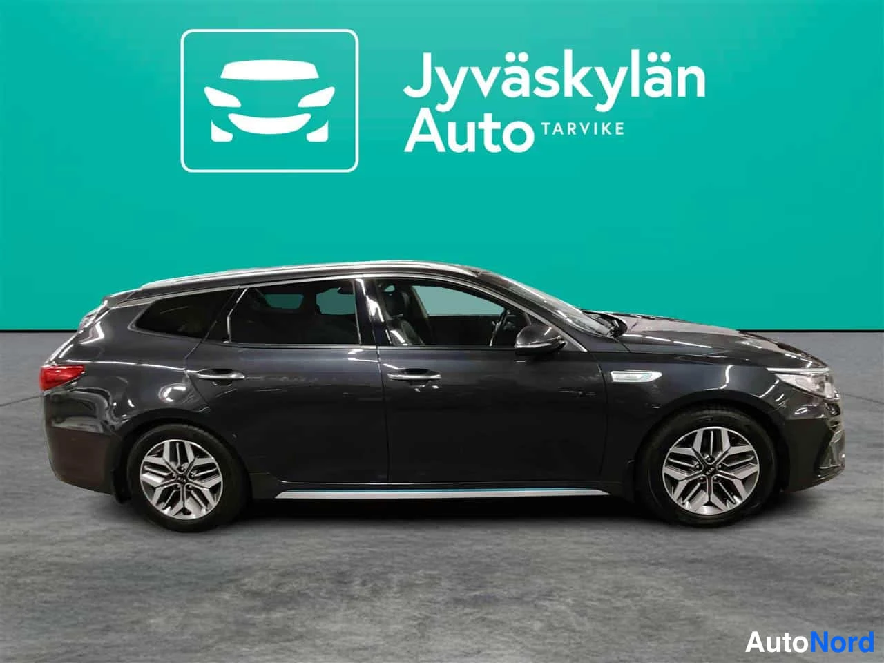Harmaa Kia Optima 2020, sivulta, kuva 6