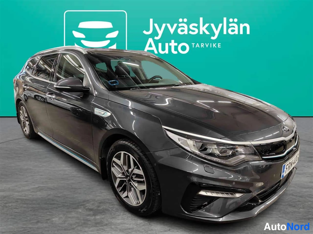 Harmaa Kia Optima 2020, etuviisto, keula oikealle, kuva 3