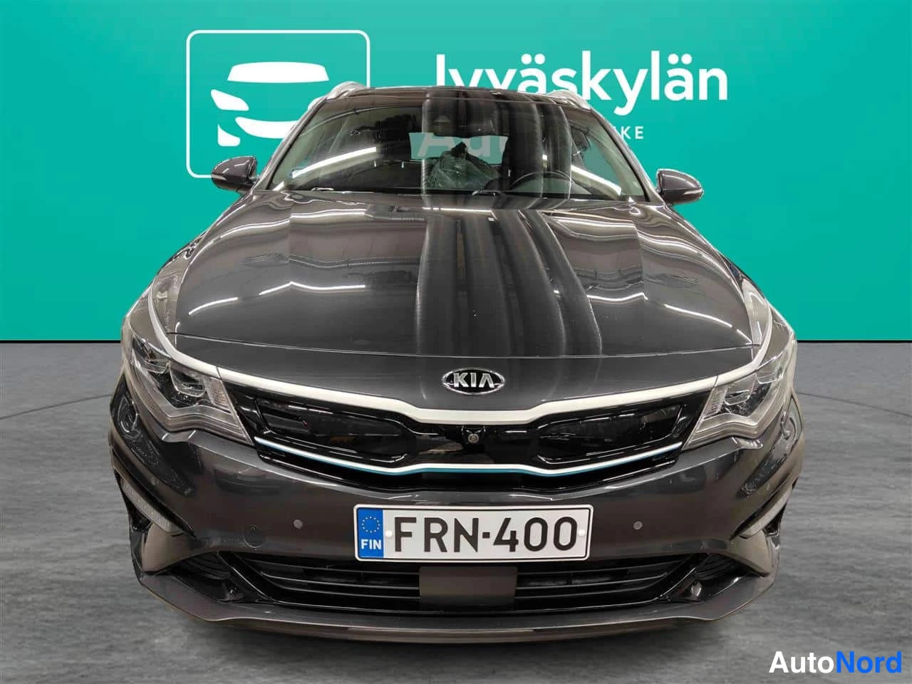 Harmaa Kia Optima 2020, edestä, kuva 4