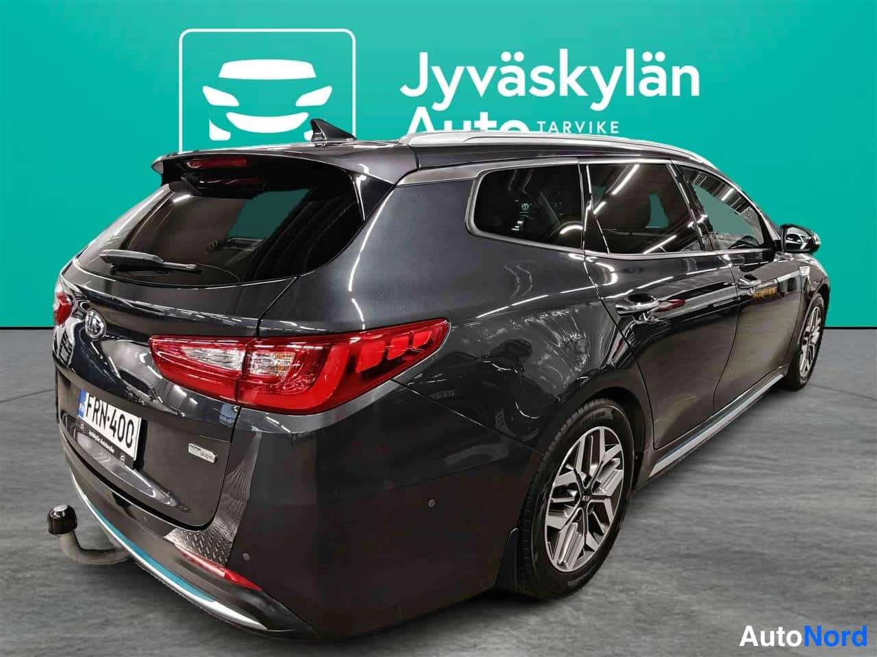 Harmaa Kia Optima 2020, takaviisto, kuva 8