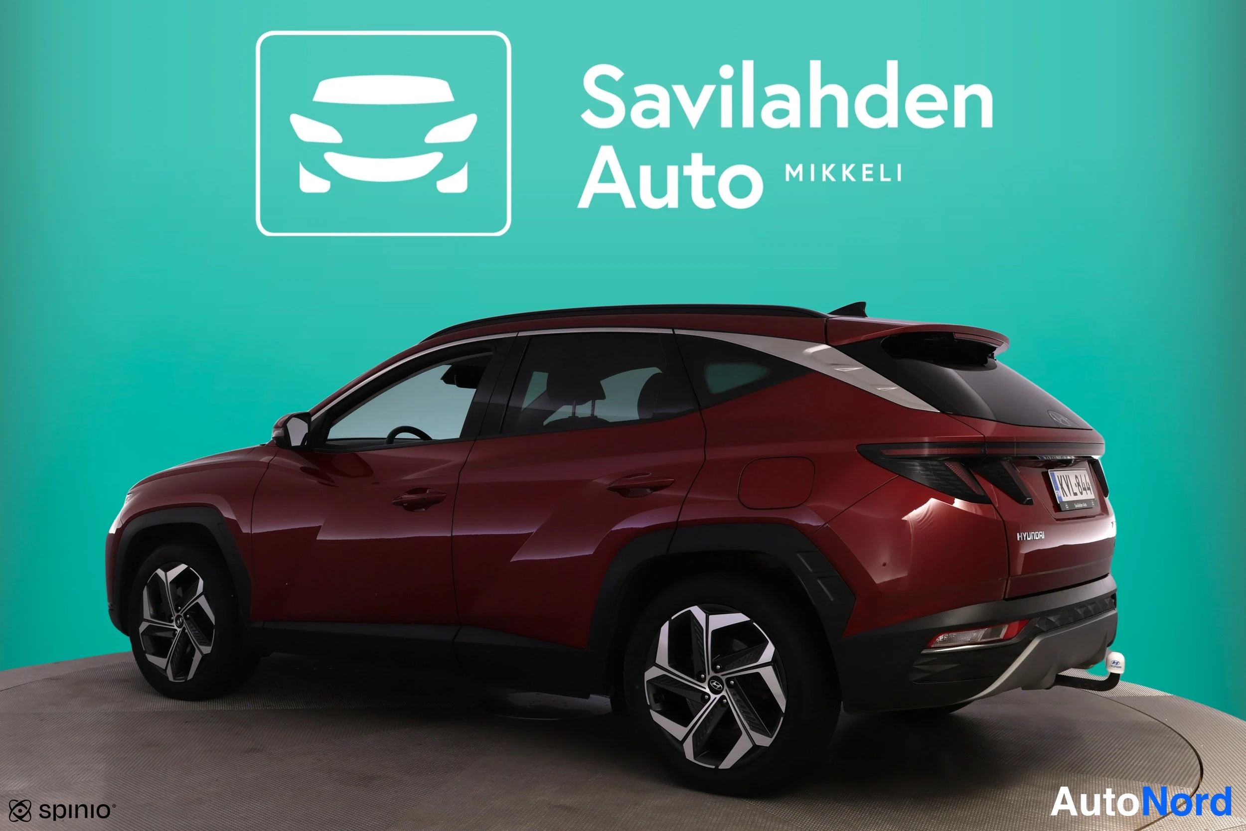 Punainen Hyundai Tucson 2023, takaviisto, kuva 7