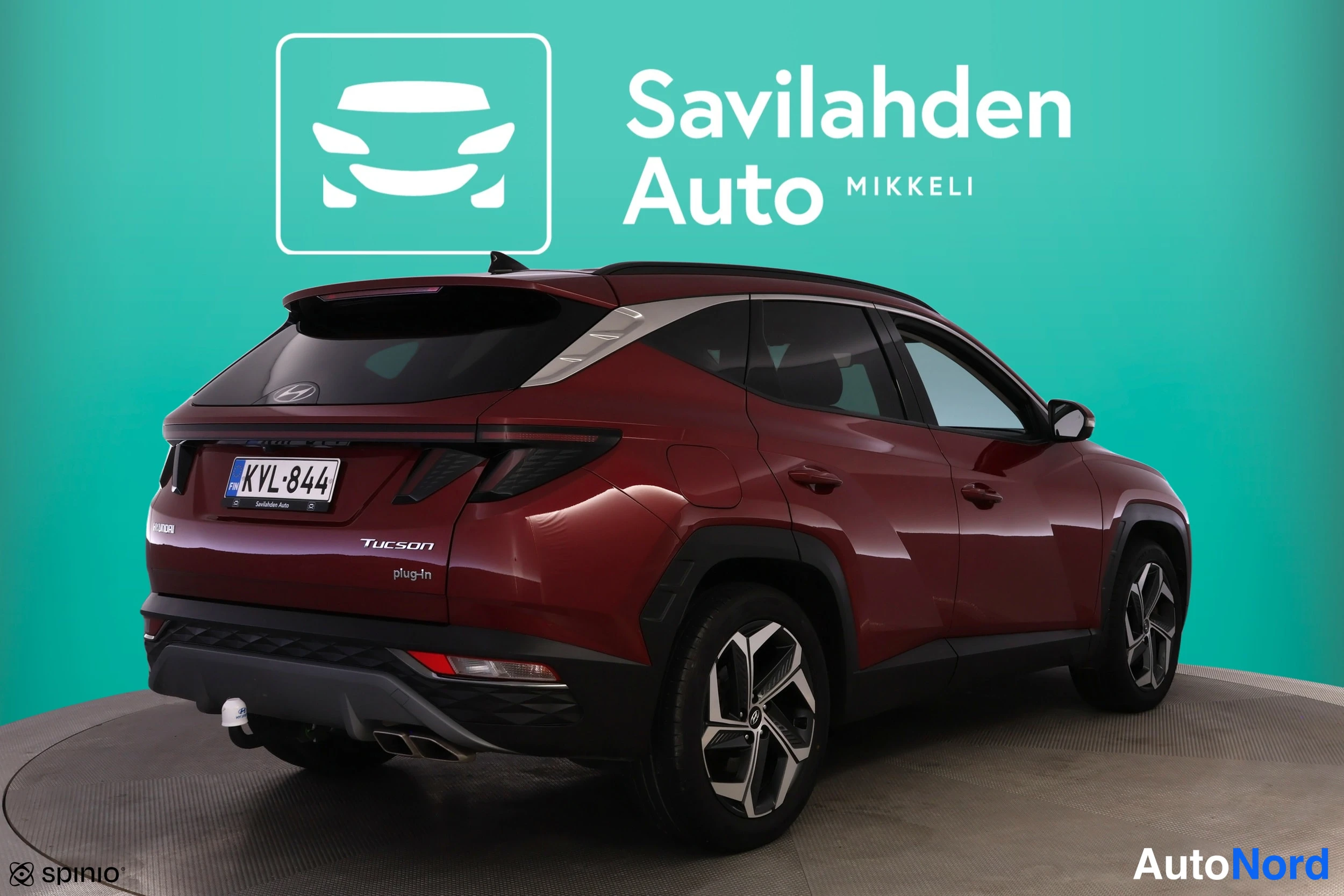 Punainen Hyundai Tucson 2023, takaviisto, kuva 11