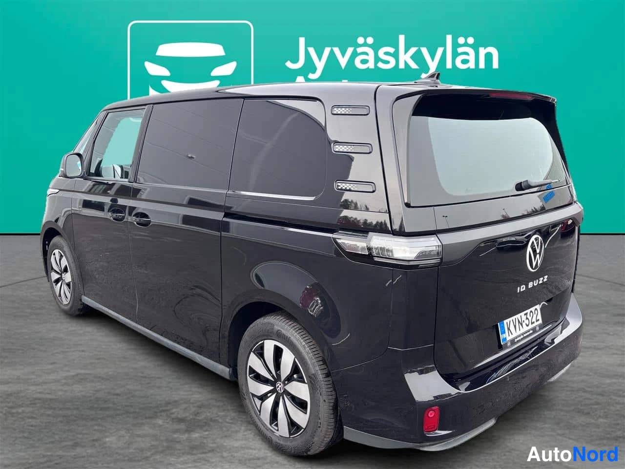 Black Volkswagen ID 2023, rear three-quarter, photo 4